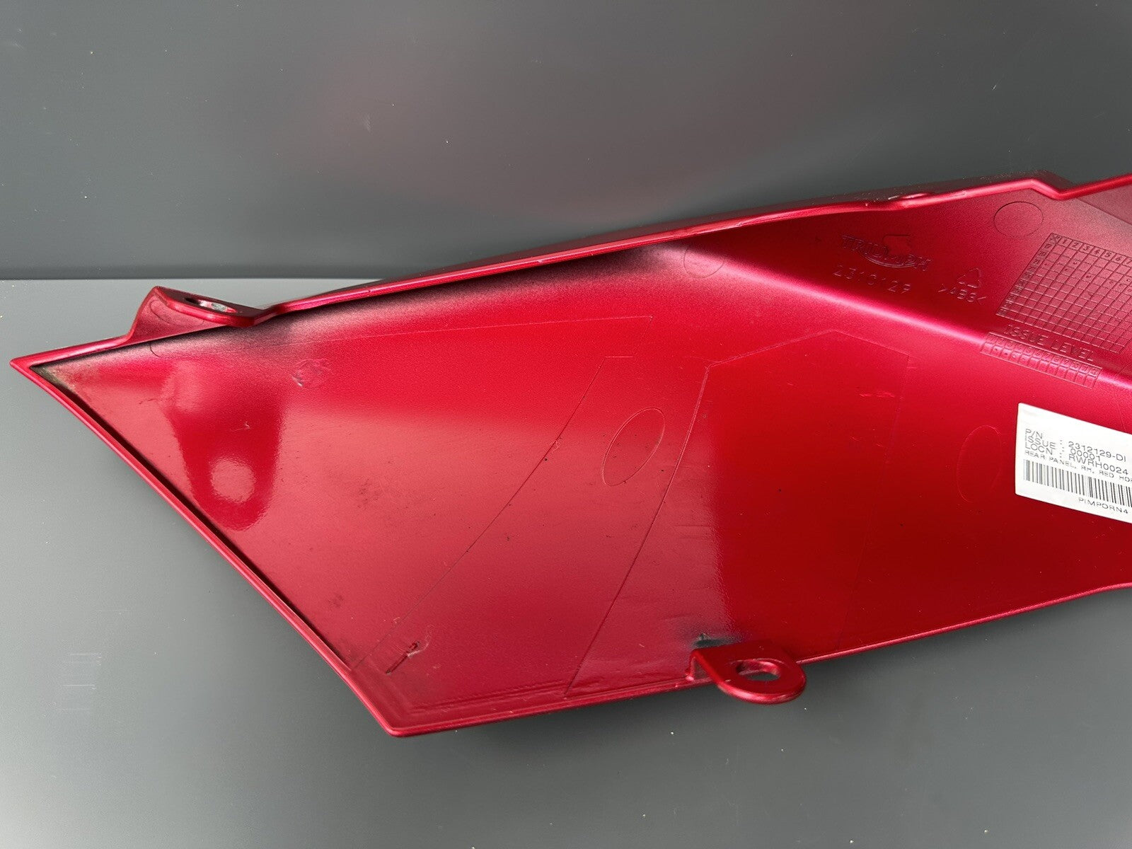 Triumph Speed Triple 1200 RR 2022 Right Red Tail Cover Fairing Cowl T2310129 OEM