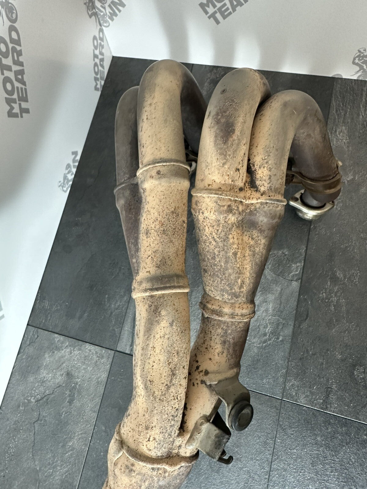 Suzuki GSXR 1000 2014 Exhaust Downpipes Header Pipes 22774 Miles 2009-2016 OEM