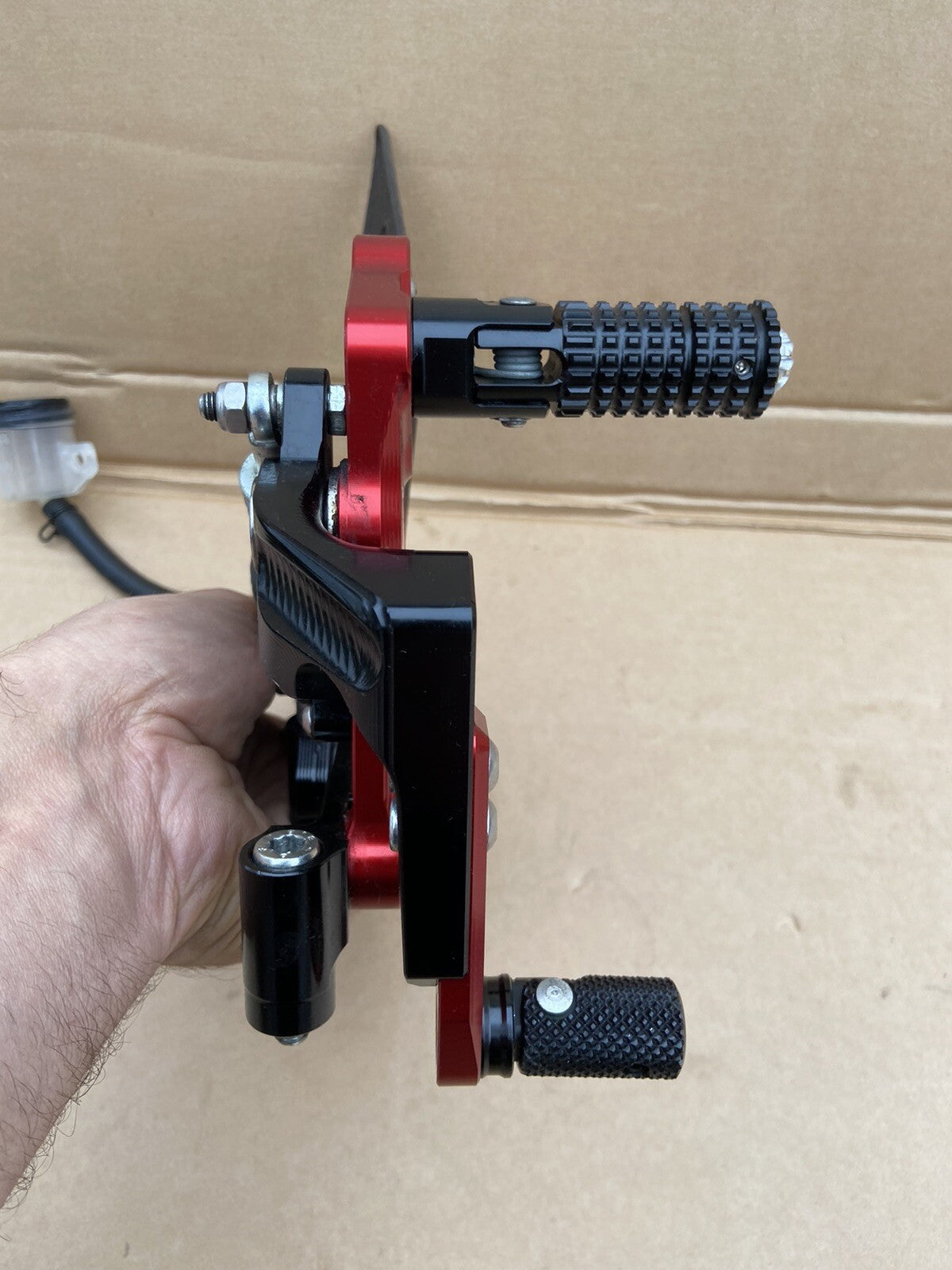 ADJUSTABLE RIGHT REAR SET EVO GP Edition Ducati SBK 959 1199 1299 Panigale CNC
