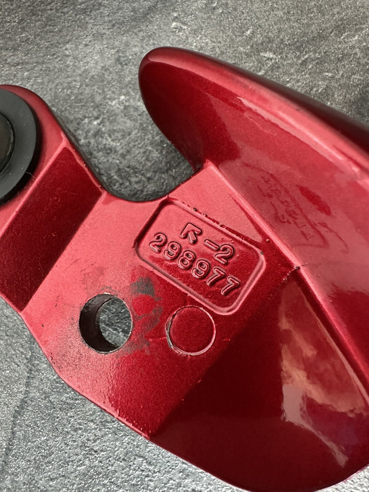Suzuki GSXR 1300 2016 HAYABUSA Pillion Grab Handle Passenger Handle 18408 Miles