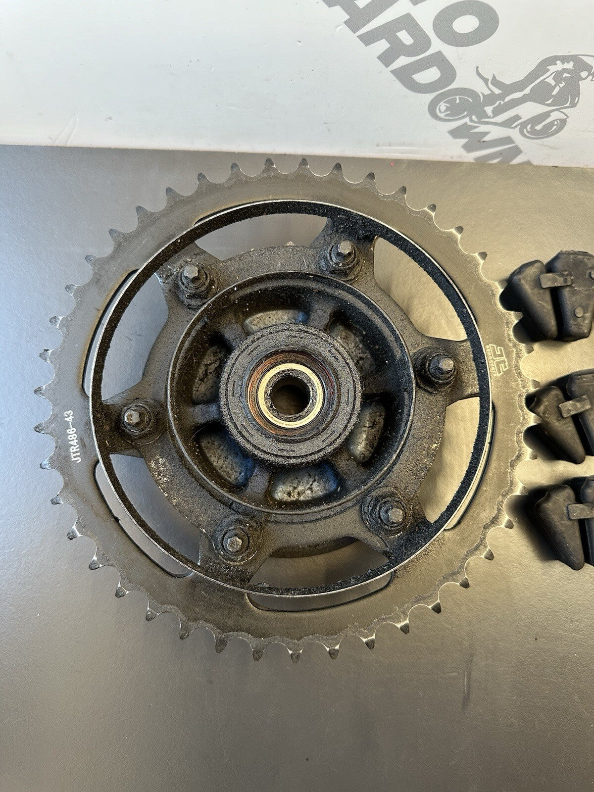 Yamaha MT03 rear sprocket With JT Rear Sprocket carrier and cush drives 2020-