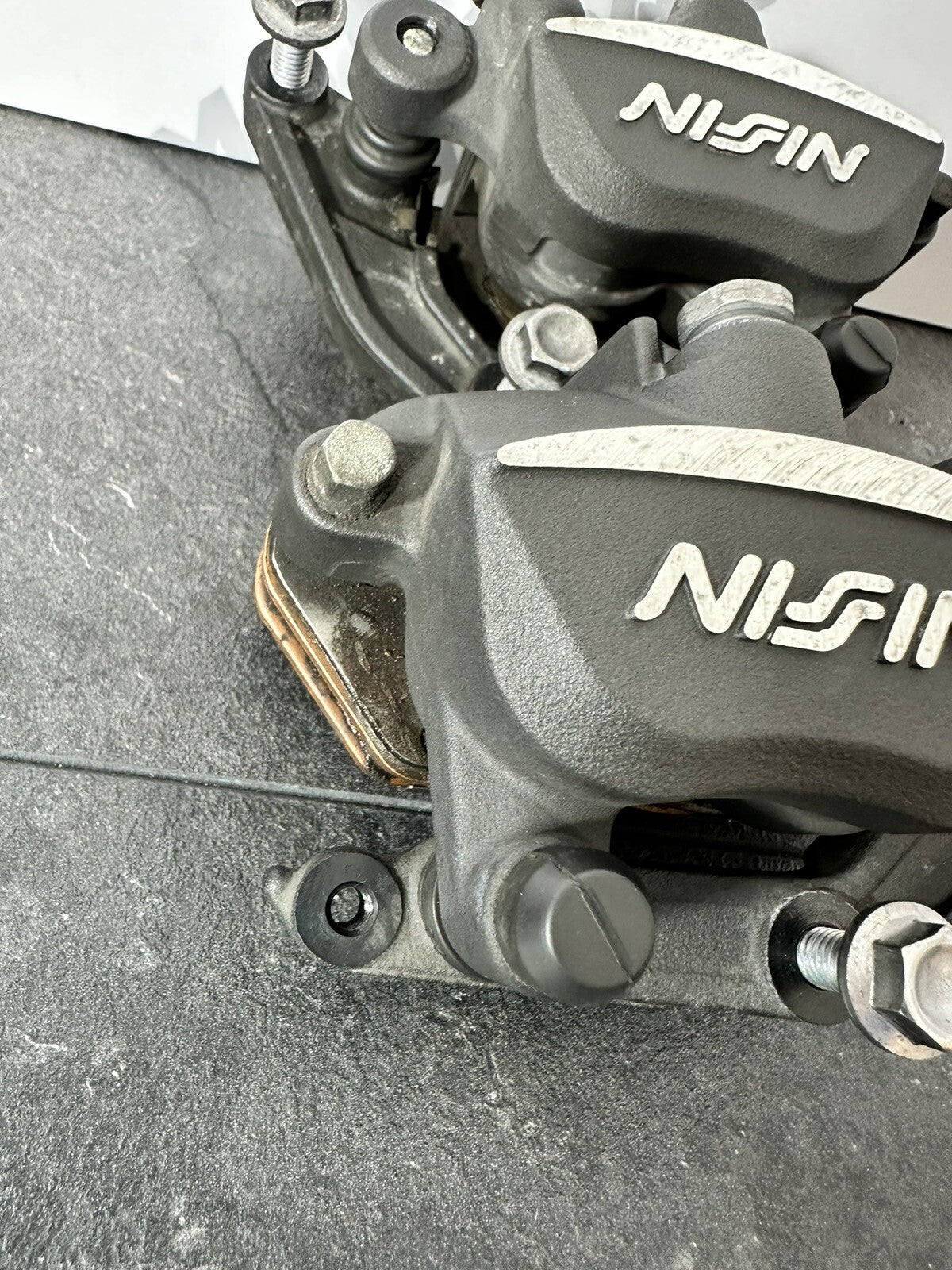 Triumph Trident 660 2022 NISSIN Front Brake Calipers 2962 Miles 2021-2024 OEM