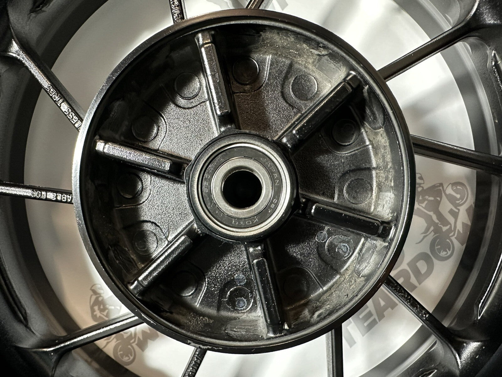 Yamaha R7 690 2024 Rear Wheel Rim Black Only 1784 Miles 2022 2023 OEM MT07