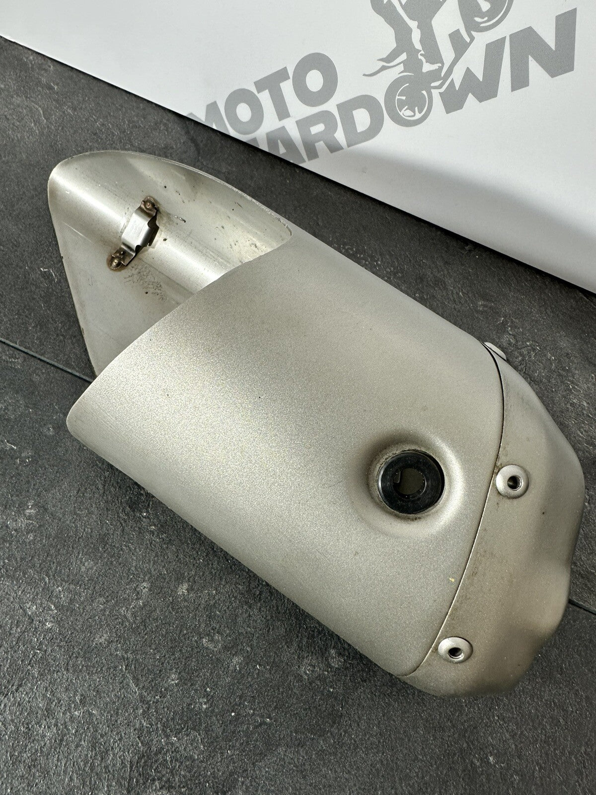 Triumph Street Triple RS 765 Exhaust Muffler Cap End Cap 5159 Miles 2017-2020