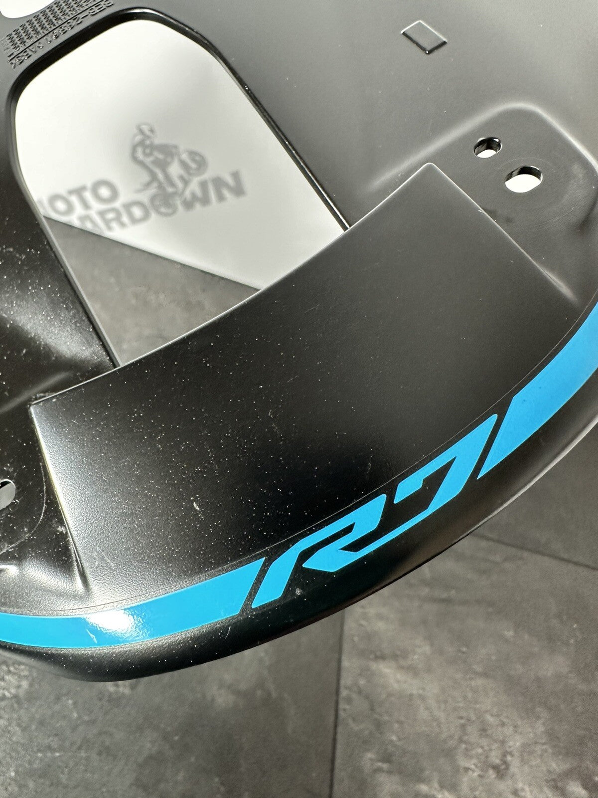 Yamaha R7 690 2024 Front Plate Chin Spoiler Fairing Panel 1784 Miles 2022 2023