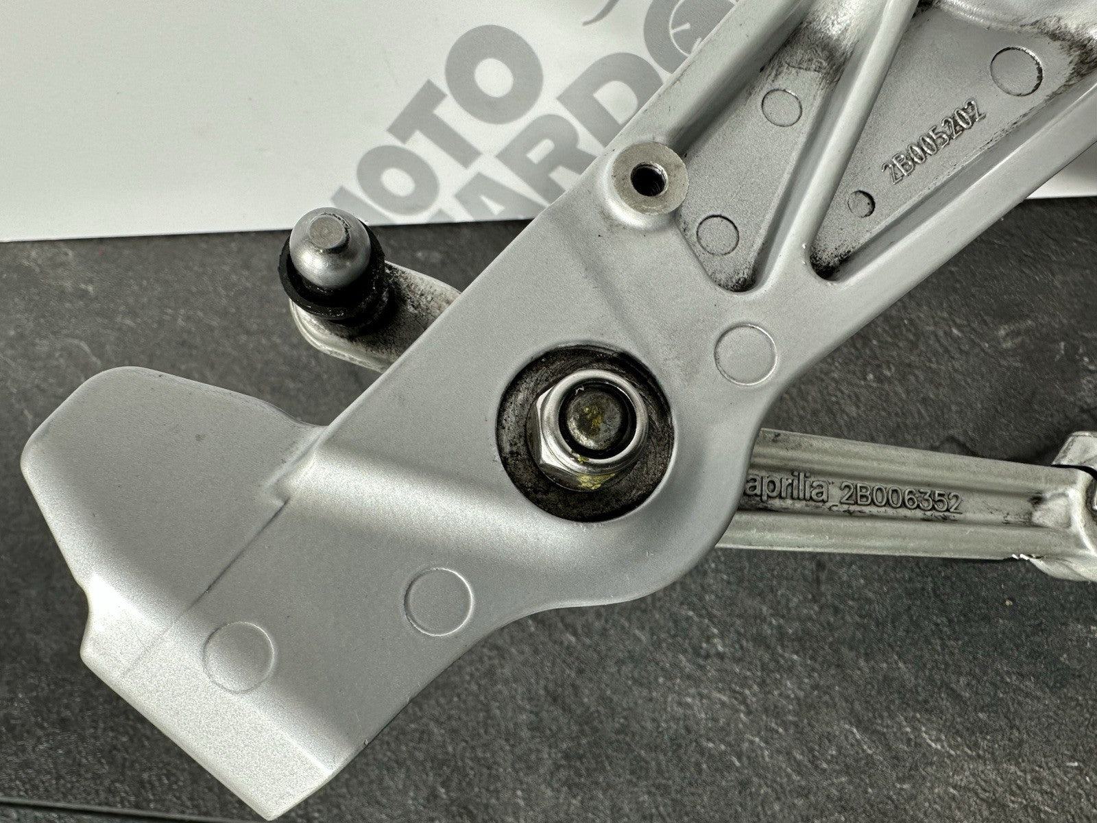 Aprilia RS660 2021 Left Rearset Footrest Gear Lever 6220 Miles 2022-2025 OEM
