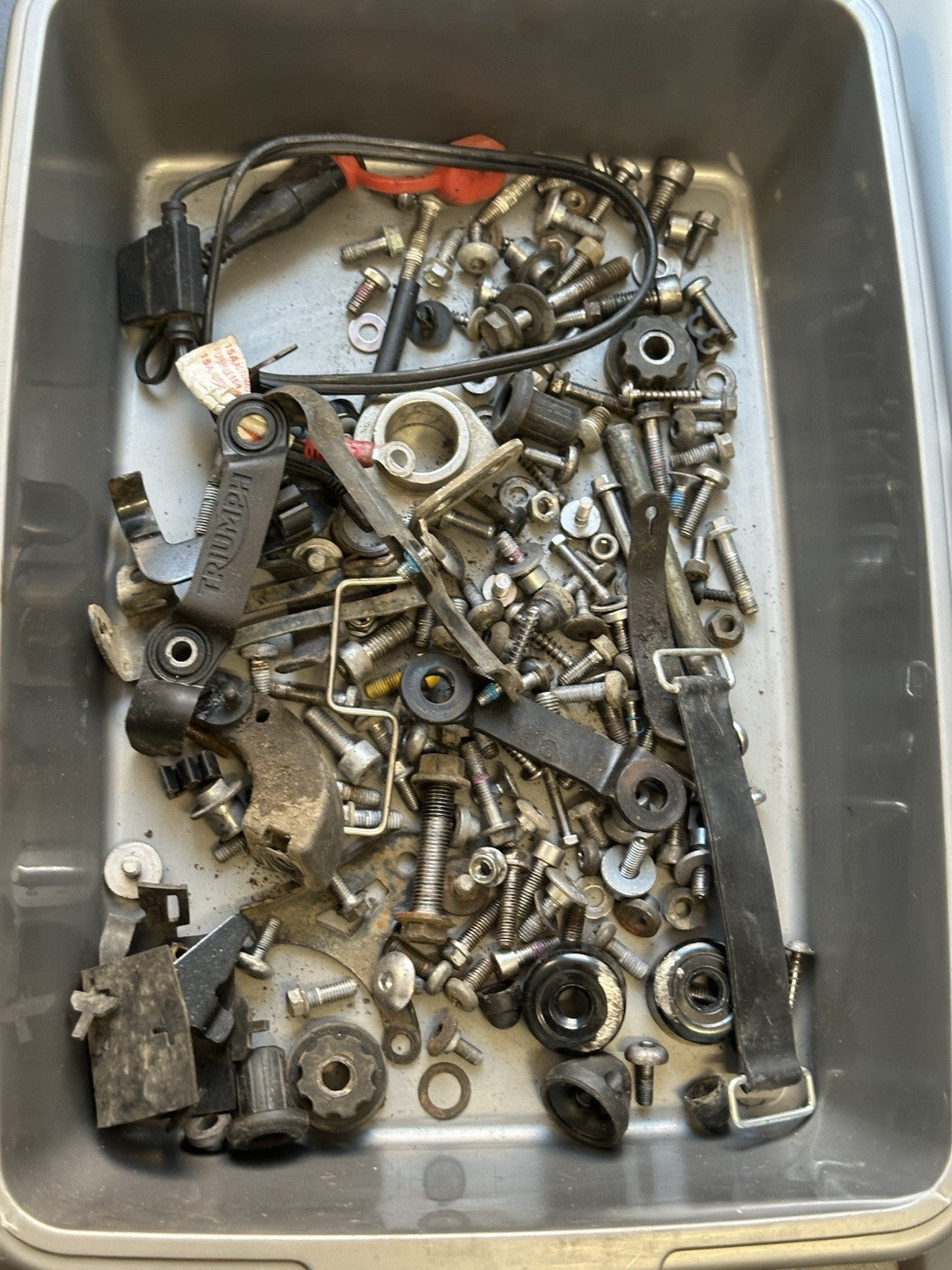 Triumph Street Triple 765R Bolts Various Job Lot Mixed Nuts Bolts Brackets 2017