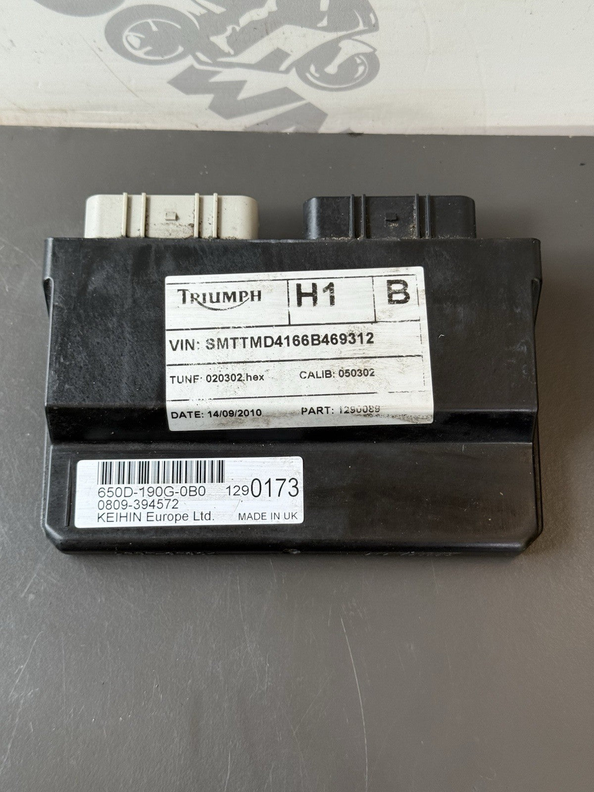TRIUMPH STREET TRIPLE 675R ECU CDI ELECTRICAL CONTROL UNIT 2008-2011 675R ECU