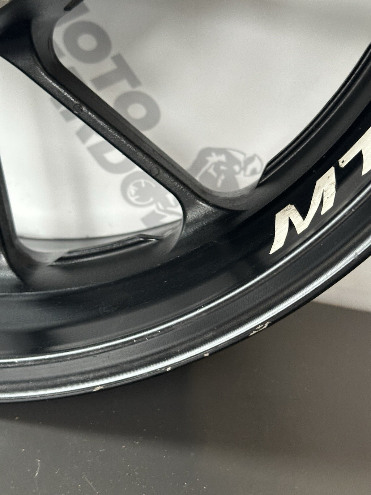 Yamaha MT07 ABS 2014 - 2017 Rear Wheel Rim Ever So Slightly Out Of Alignment OEM