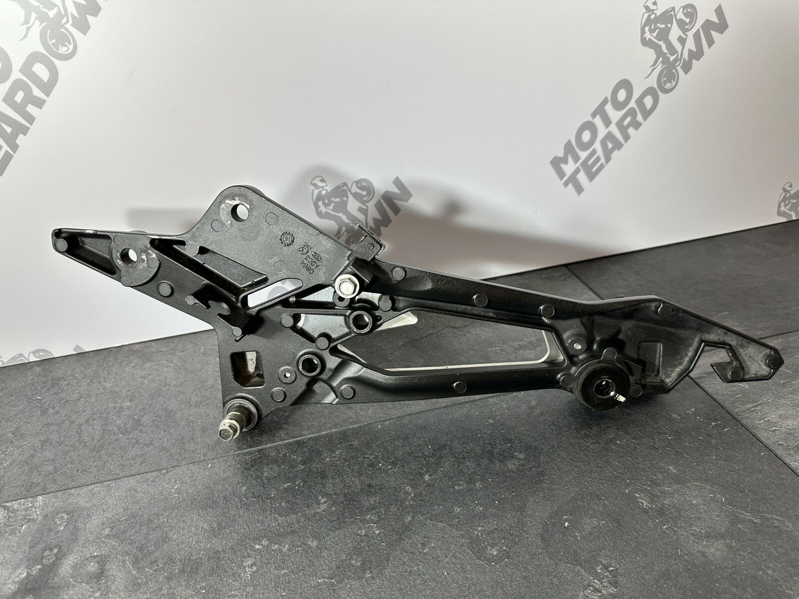 Kawasaki Z800 2016 Right Footrest Rearset Pillion Mount 12691 Mile 2013-2018 OEM