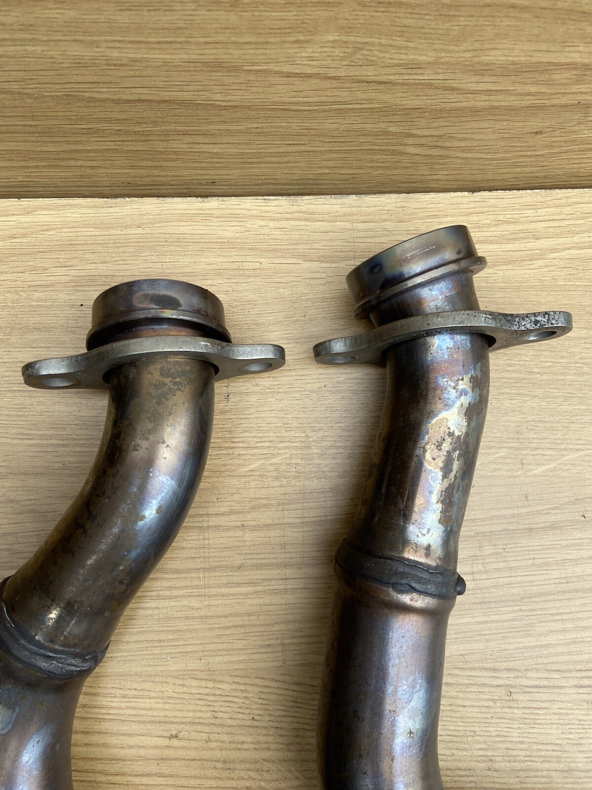 APRILIA TUONO V4 1100 Factory Exhaust Down Pipes Tuono V4 Exhaust Downpipes OEM