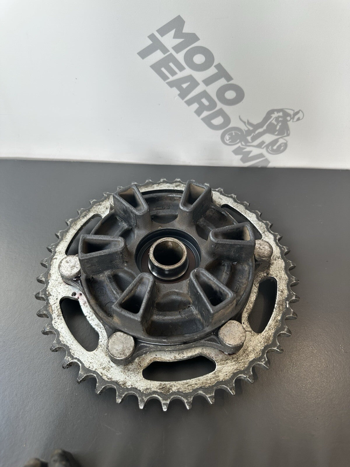 Honda CBR1000RR Fireblade 2008 13,752 miles rear sprocket carrier And Cushdrives