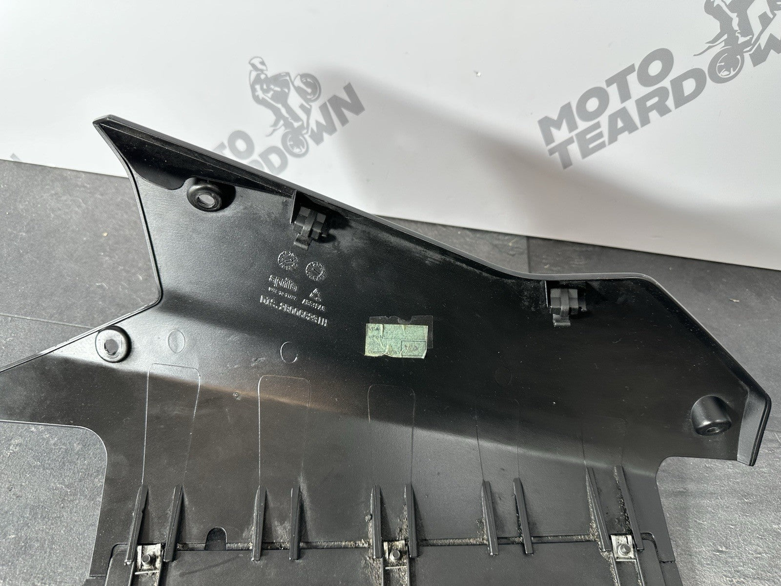 Aprilia RS660 2021 Belly Pan Fairing Engine Spoiler 6220 Miles 2022-2025 OEM