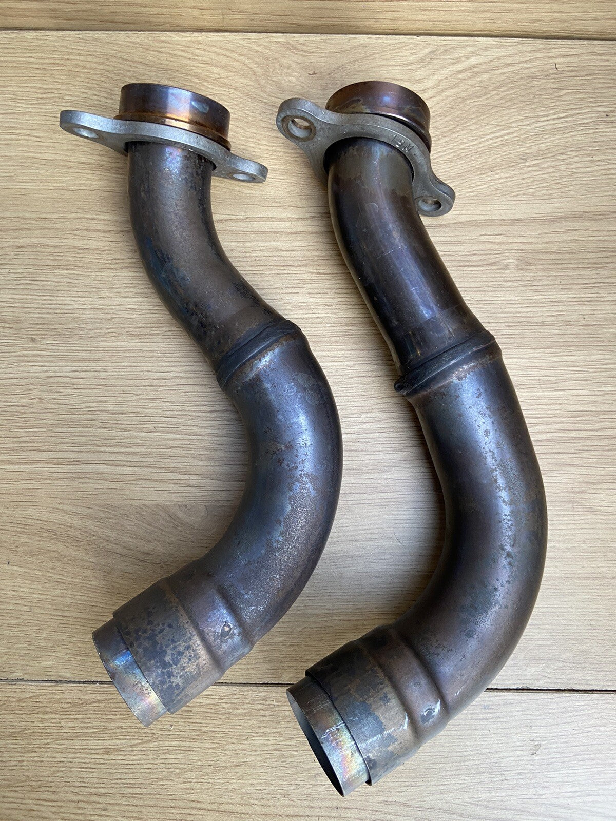 APRILIA TUONO V4 1100 Factory Exhaust Down Pipes 2020 Tuono V4 Downpipes OEM
