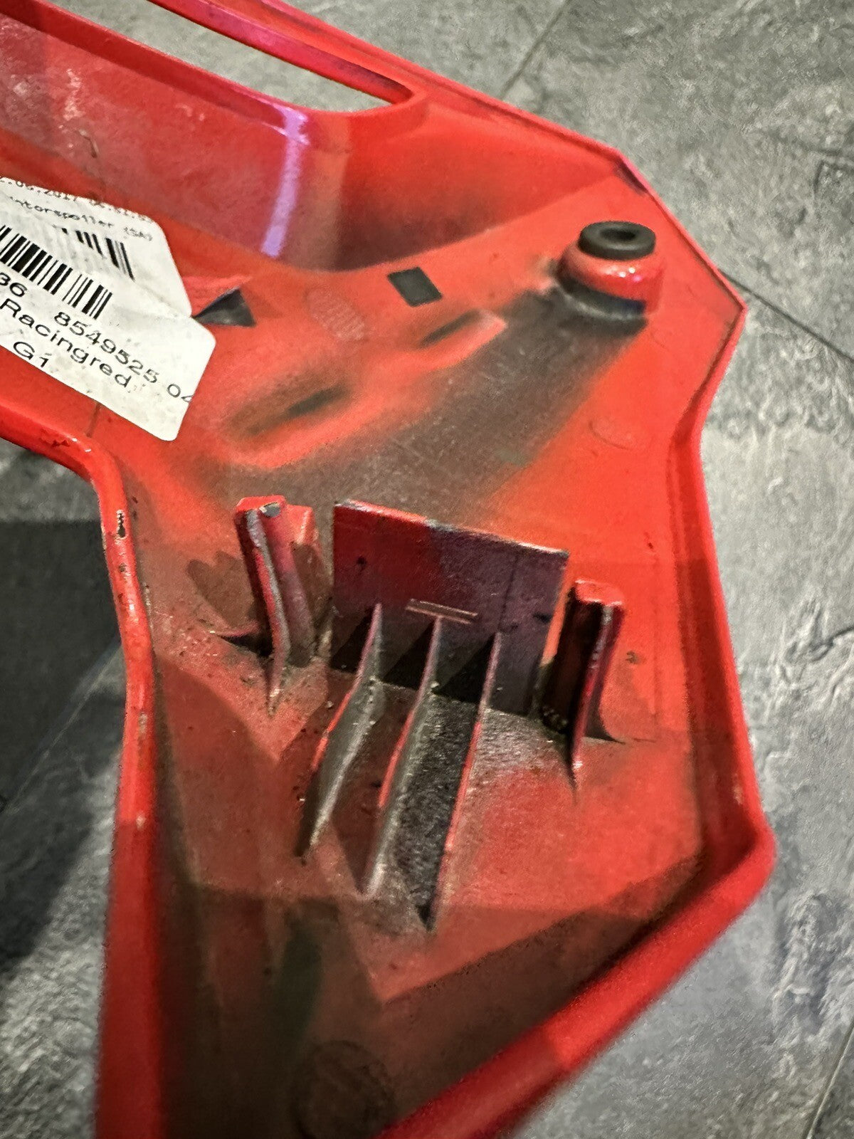 BMW S1000R 2017 Belly Pan Engine Spoiler Red 2018-2021 3534 Miles OEM