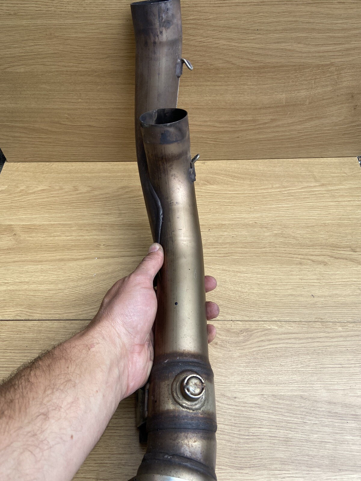 Ducati Monster 1200 & S Exhaust Center Centre Downpipe Header 14-20 57211632A