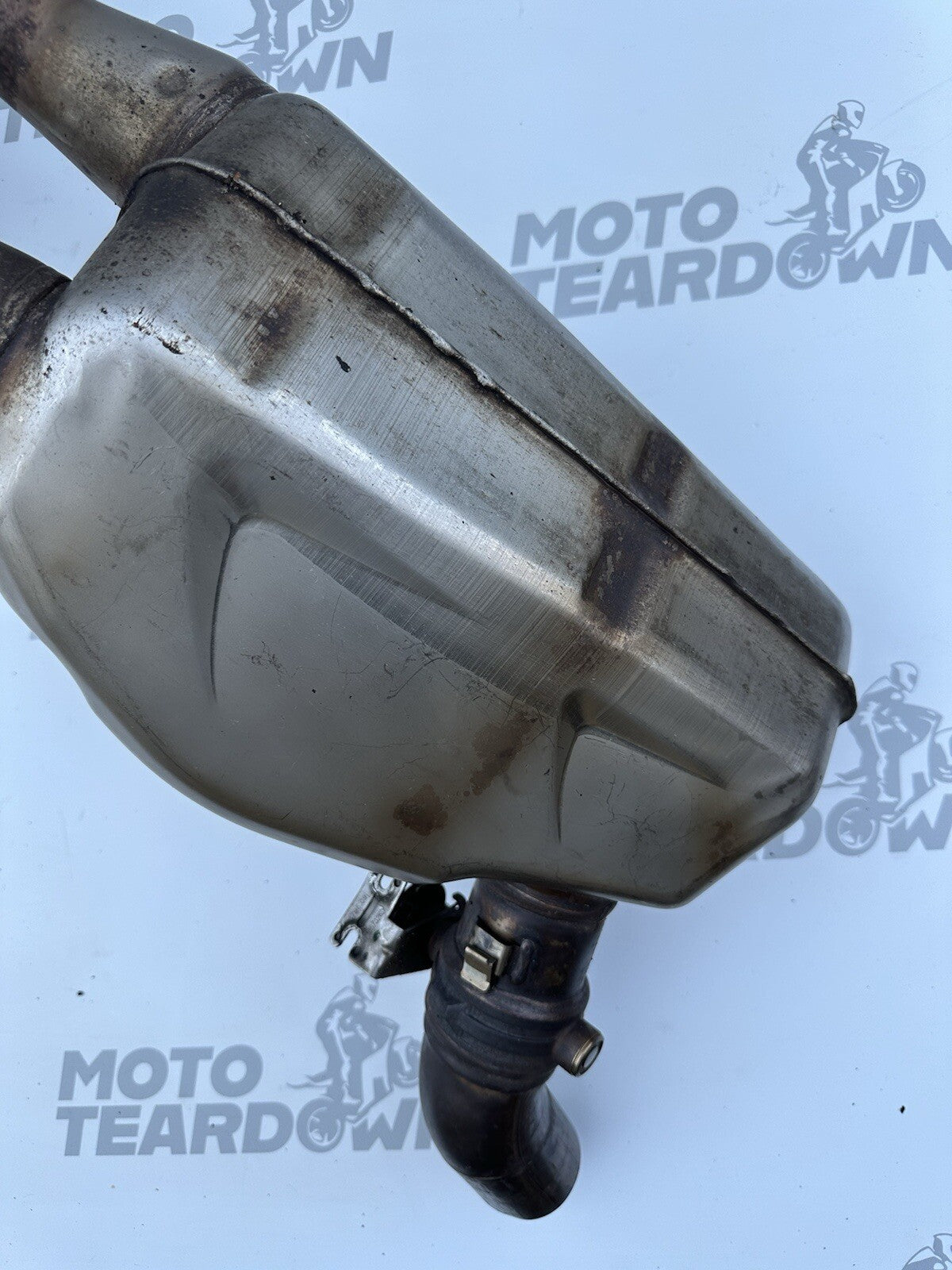 BMW S1000R Downpipes exhaust headers BMW 8545137 2014 16,807 Miles OEM