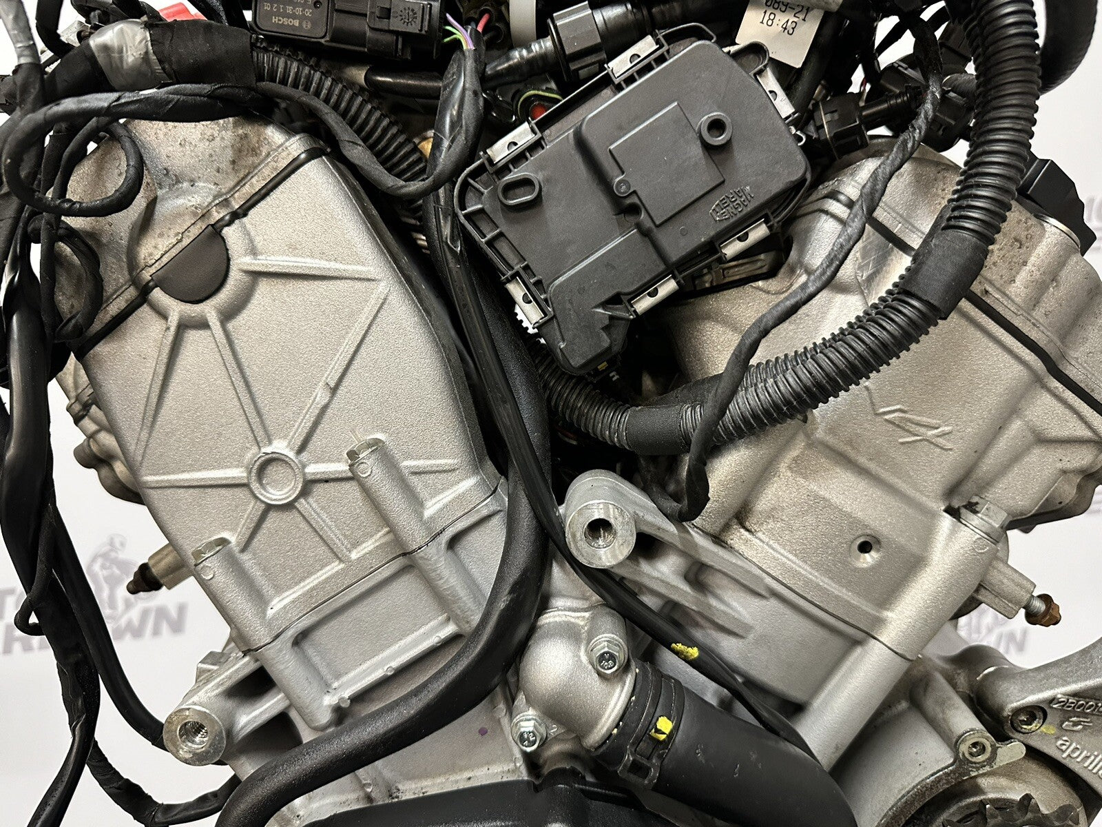 Aprilia Tuono V4 1100 Factory 2021 Engine Wiring Loom Throttle Bodies 6606 Miles