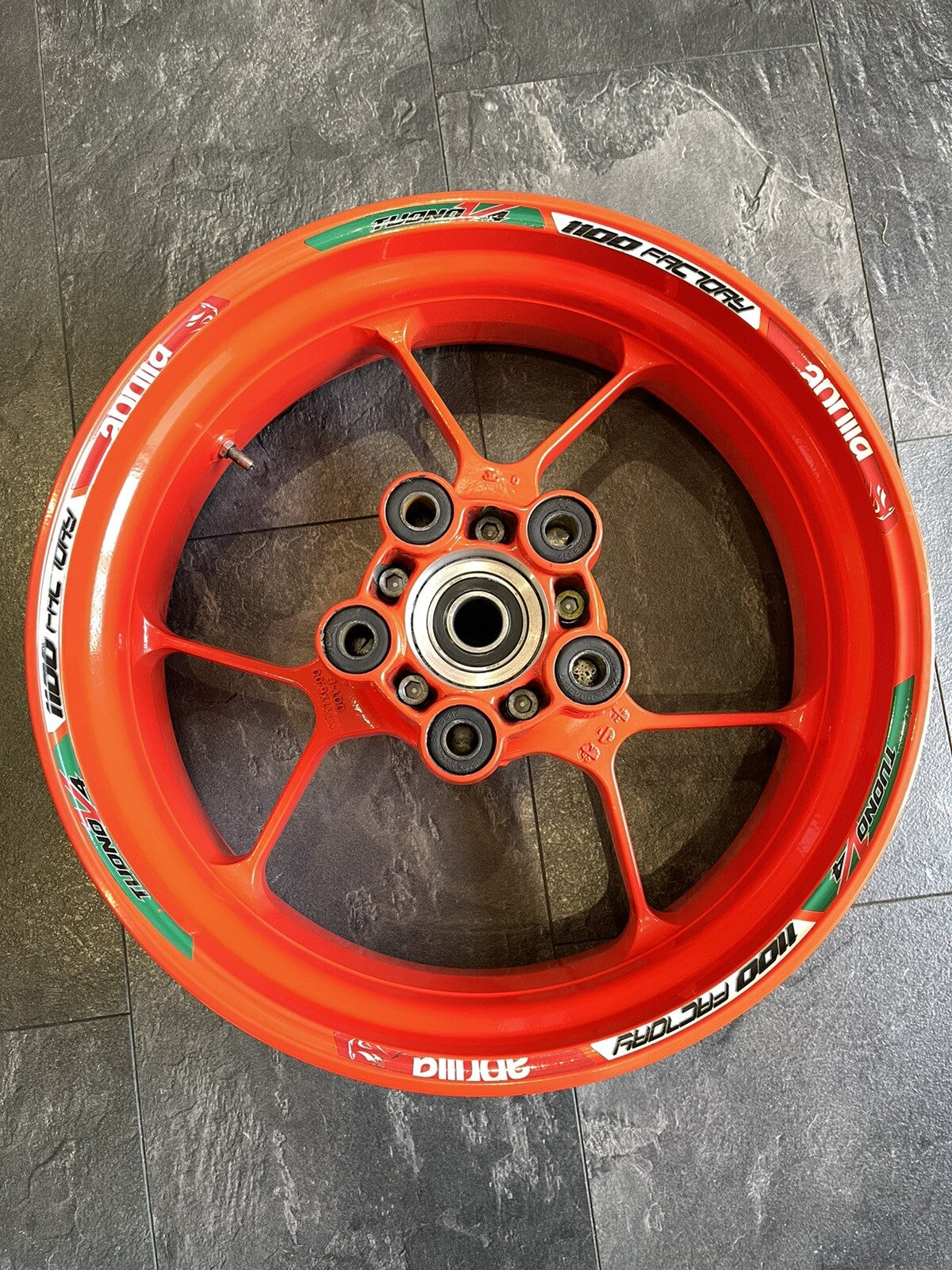 Aprilia Tuono V4 1100 Factory 2017 Rear Wheel Rim Only 9262 Mile RSV4