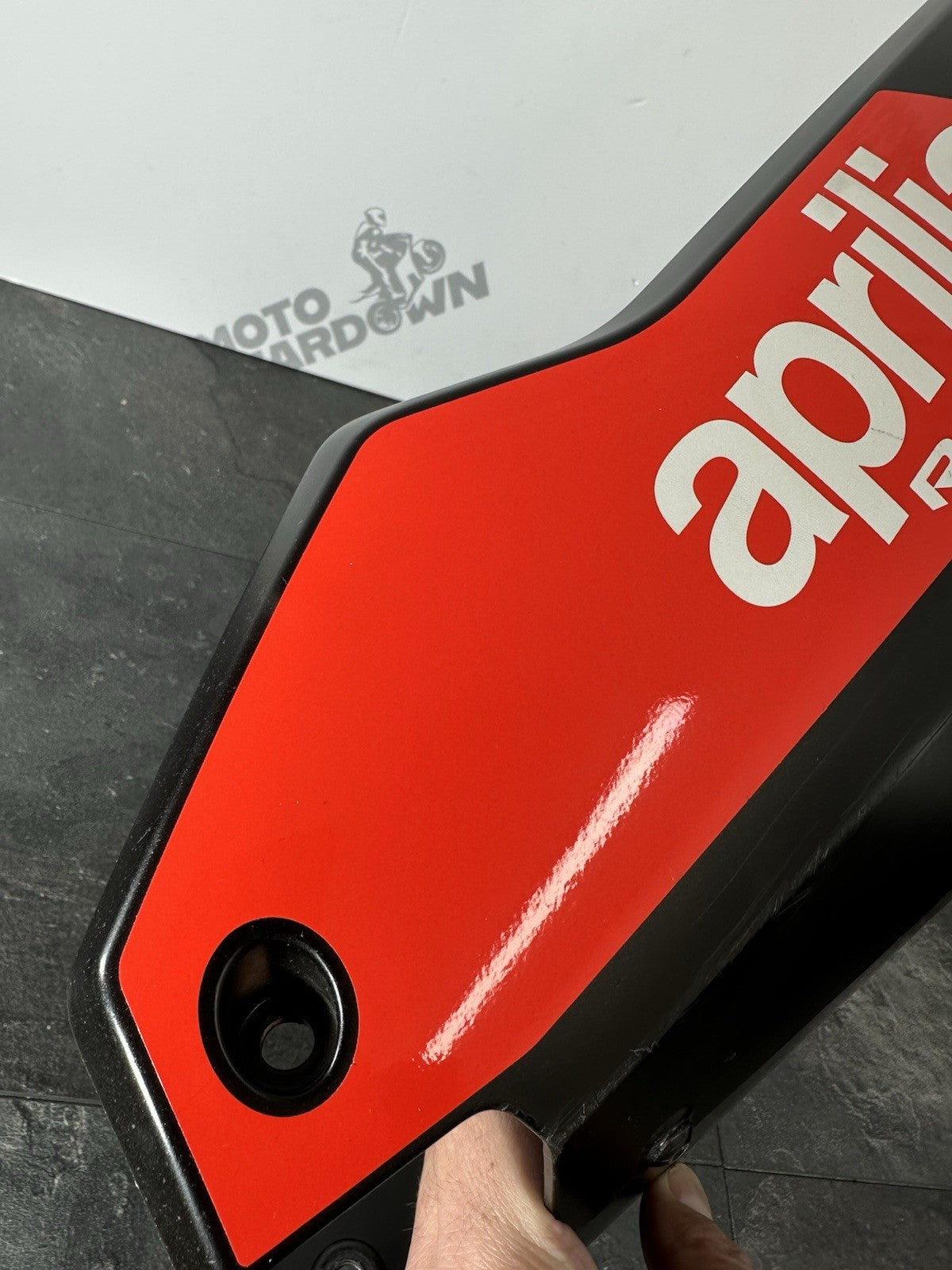 Aprilia RS660 2021 Belly Pan Fairing Engine Spoiler 6220 Miles 2022-2025 OEM