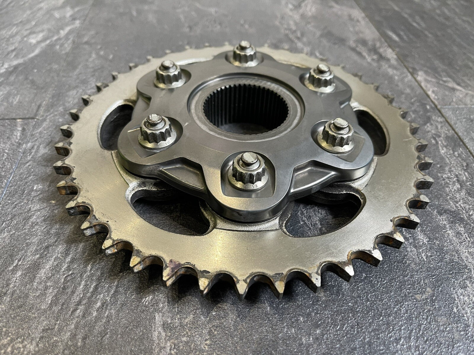 Ducati Streetfighter 1100 V4S 2020 Rear Sprocket & Carrier 4645 Miles 2021 OEM
