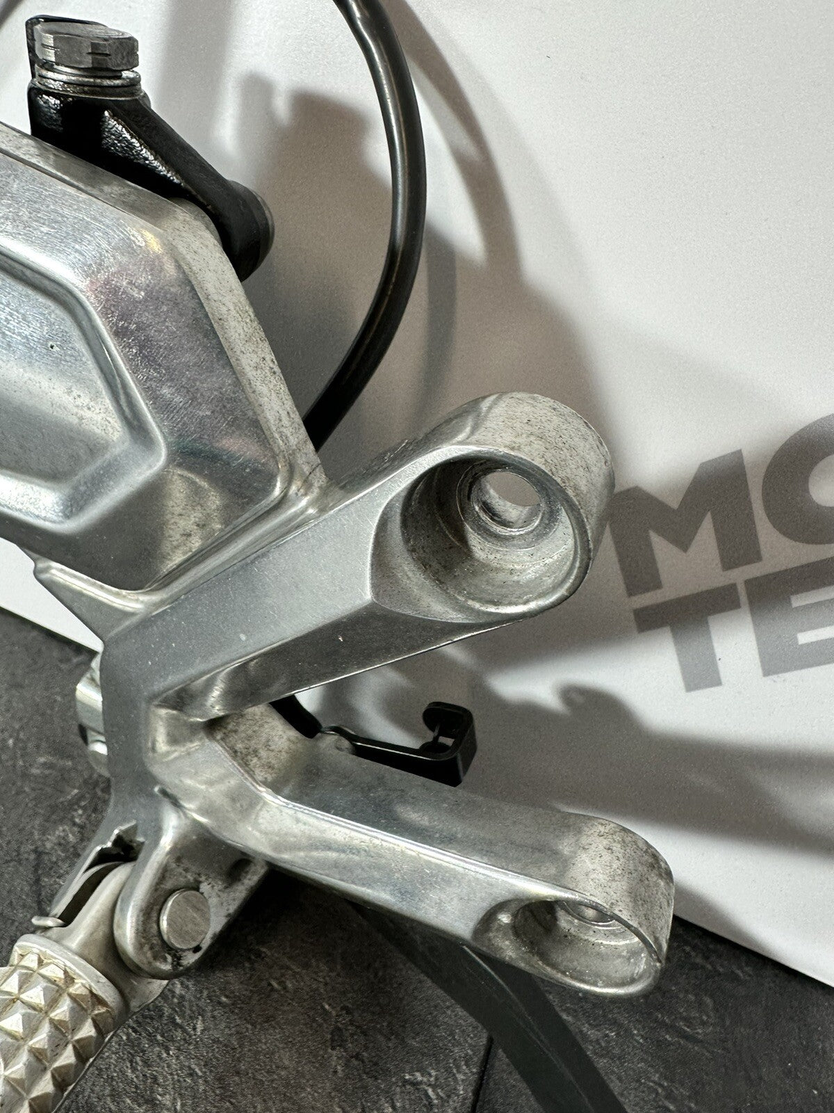 Triumph Trident 660 2022 Right Rearset Footrest Mastercylinder 2962 Mile 2021-24