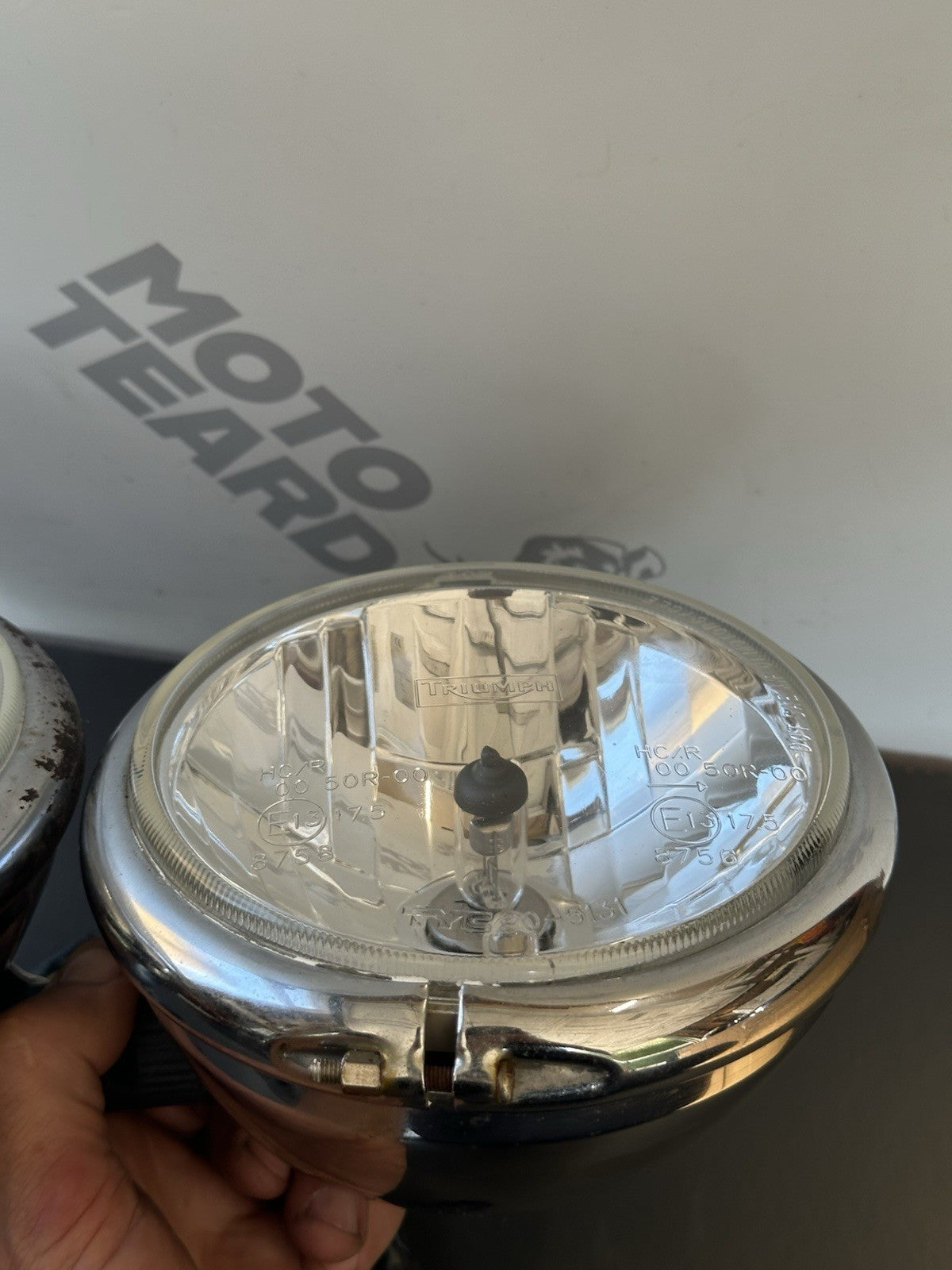 TRIUMPH STREET TRIPLE 675 675R HEADLIGHTS 675 Headlights OEM 2007-2011 8382miles