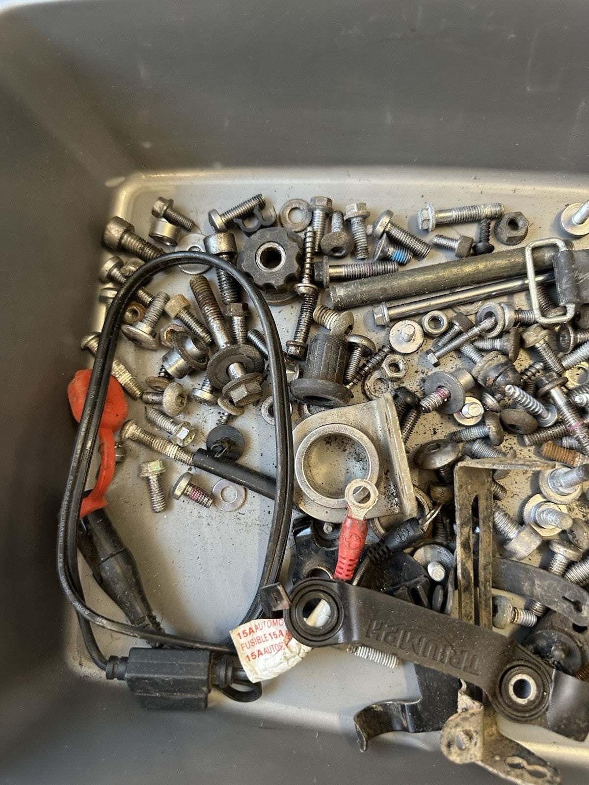 Triumph Street Triple 765R Bolts Various Job Lot Mixed Nuts Bolts Brackets 2017