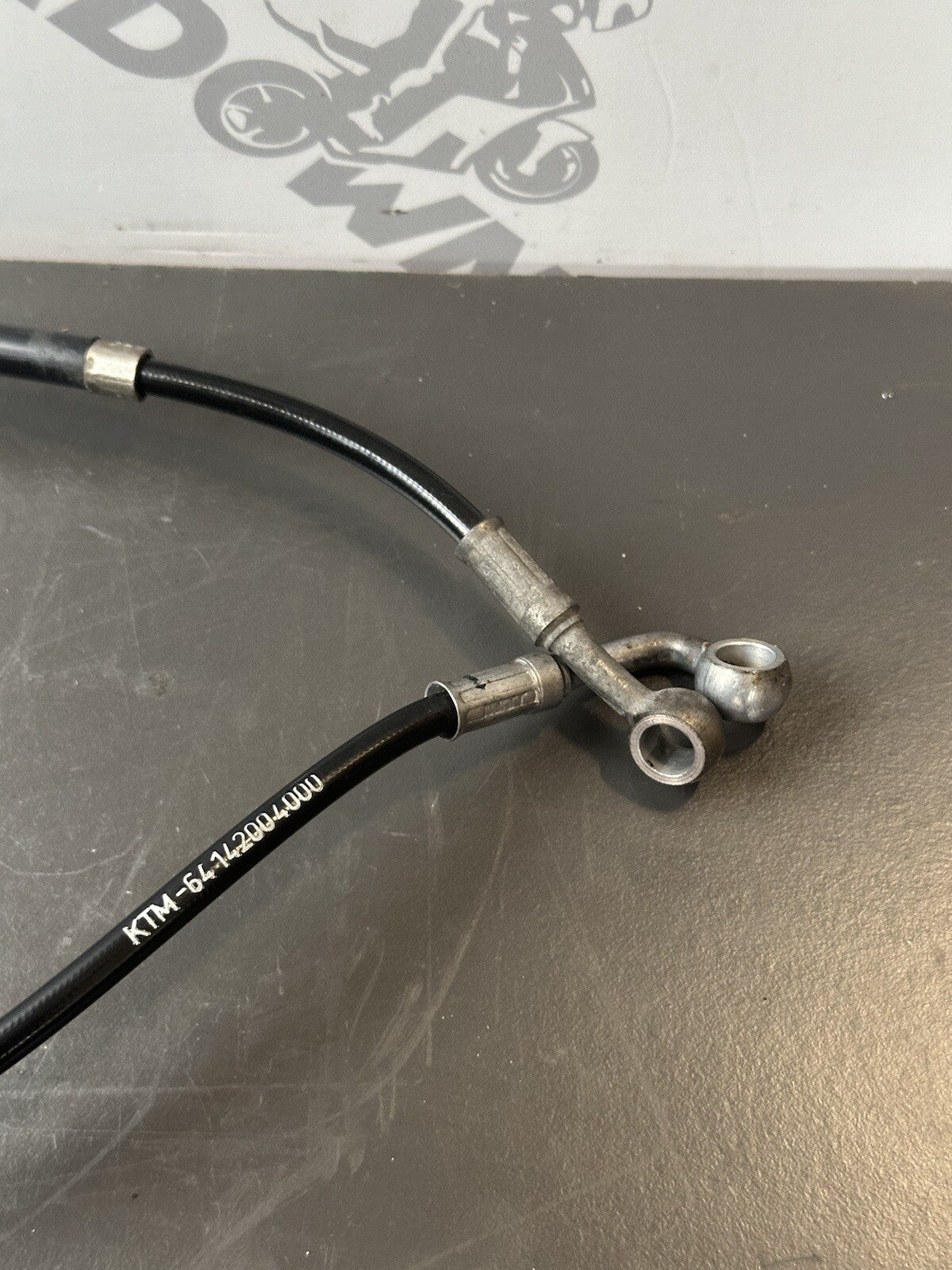KTM 790 Duke Rear Brake ABS hose 2018 2019 2020 2021 64142004000 REAR HOSE OEM
