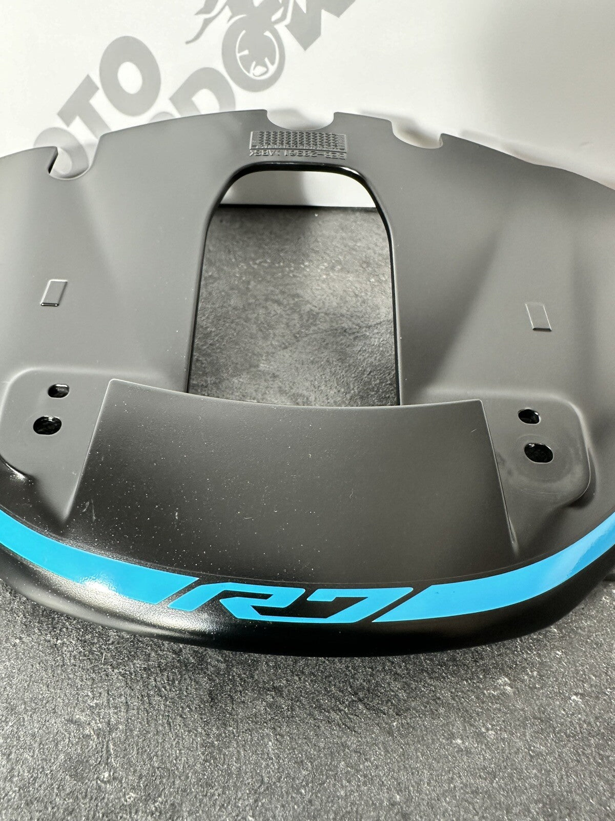 Yamaha R7 690 2024 Front Plate Chin Spoiler Fairing Panel 1784 Miles 2022 2023