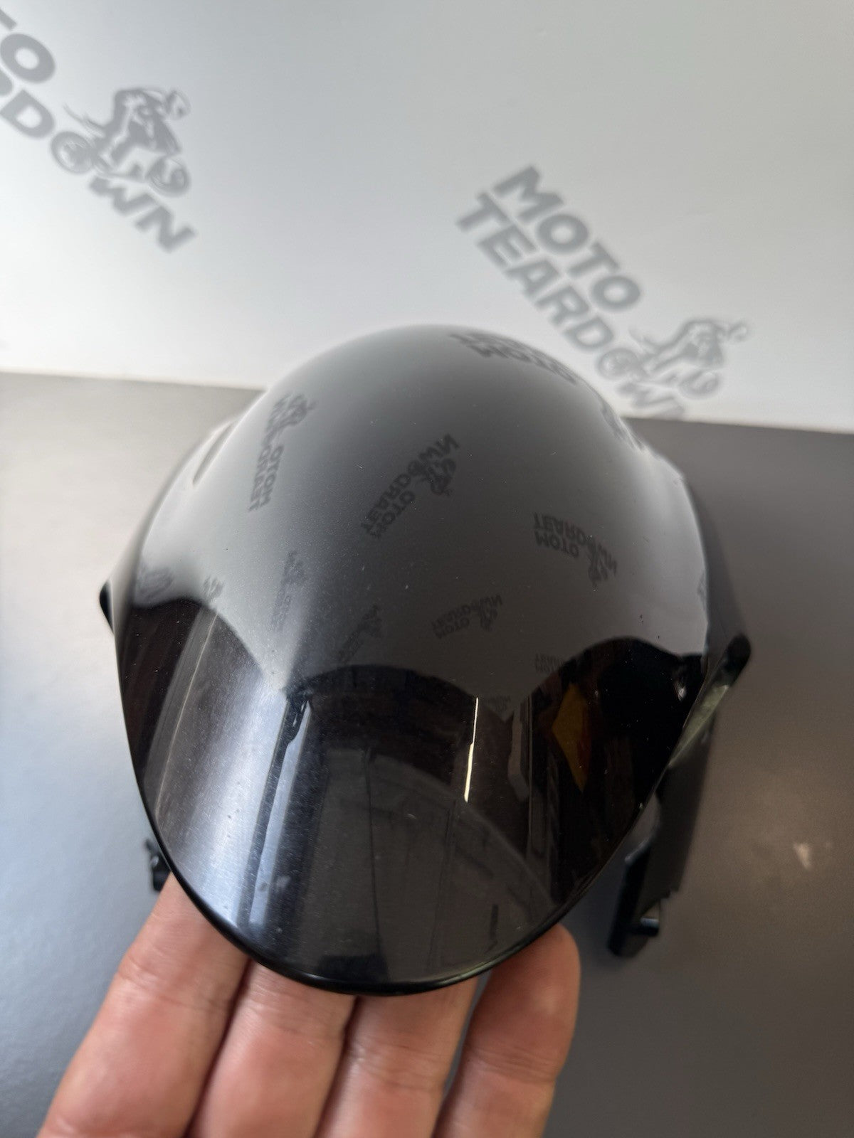 TRIUMPH STREET TRIPLE 675R FRONT MUDGUARD FENDER GLOSS BLACK *SEE DESCRIPTION*