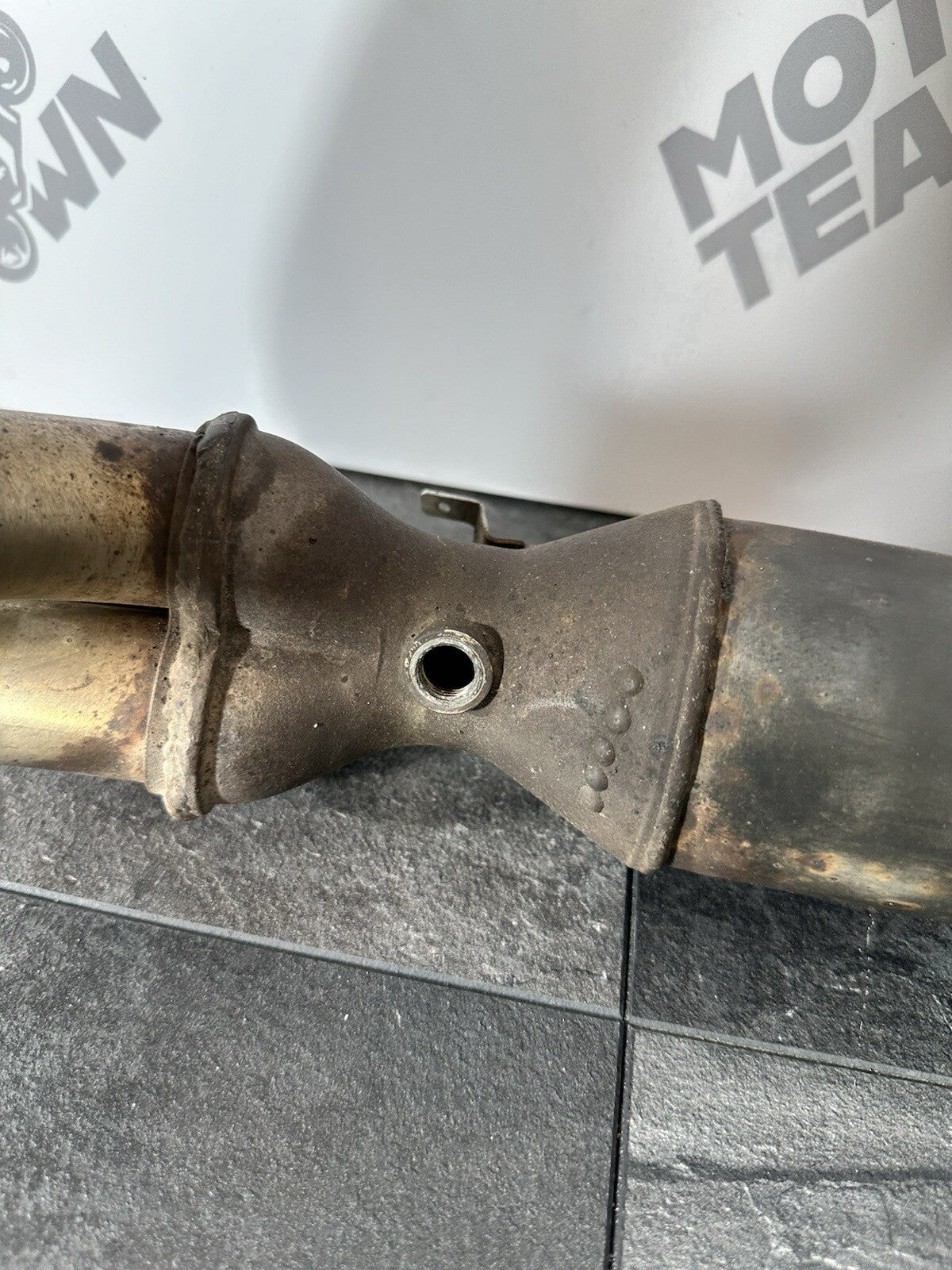 Triumph Trident 660 2022 Exhaust System Downpipes Headers 2962 Miles 2021-2024
