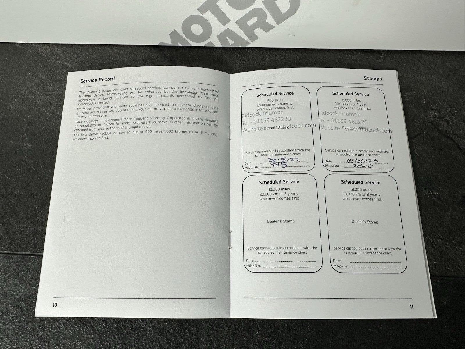 Triumph Street Triple 765 RS 2022 Service History Book Record Hand Book OEM 2023