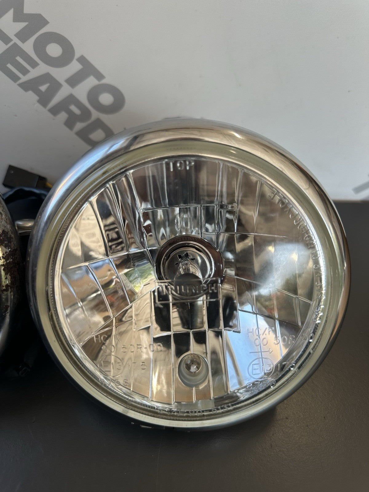 TRIUMPH STREET TRIPLE 675 675R HEADLIGHTS 675 Headlights OEM 2007-2011 8382miles