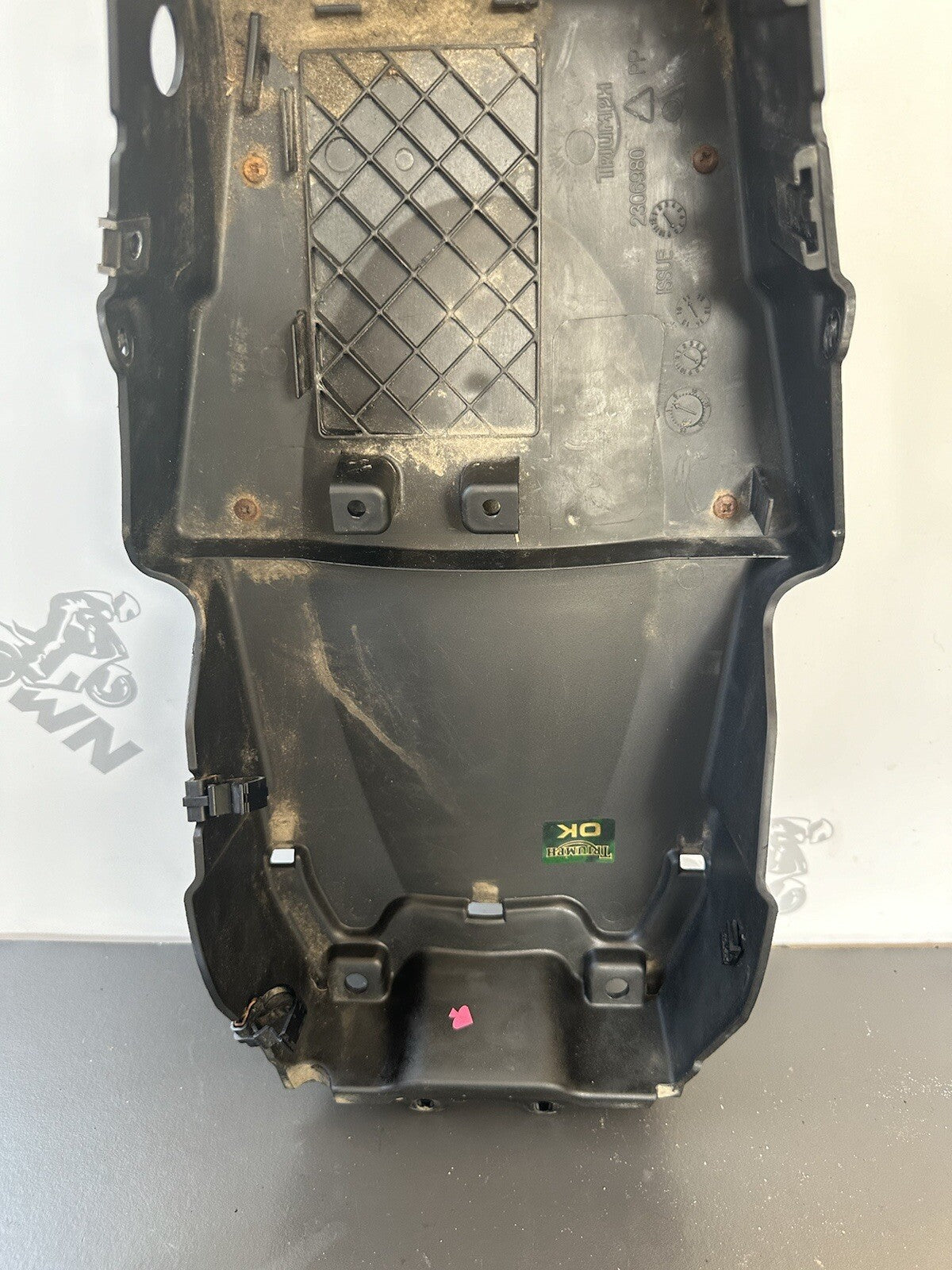 Triumph Speed Triple 1050 Panel Undertray Rear 2011 to 2015 T2306980 19,161 Mile