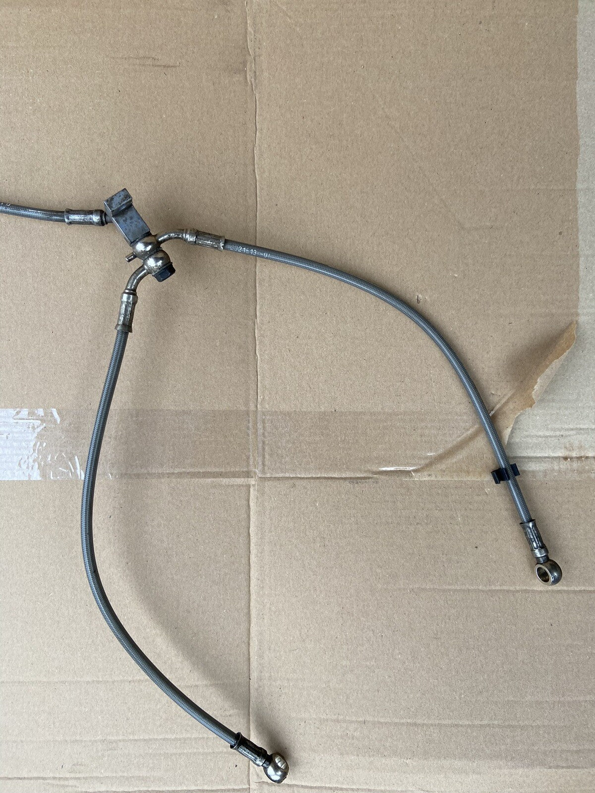 Triumph Street Triple 765 RS Braided Front Hose ABS 2020 OEM 2021513 2021514
