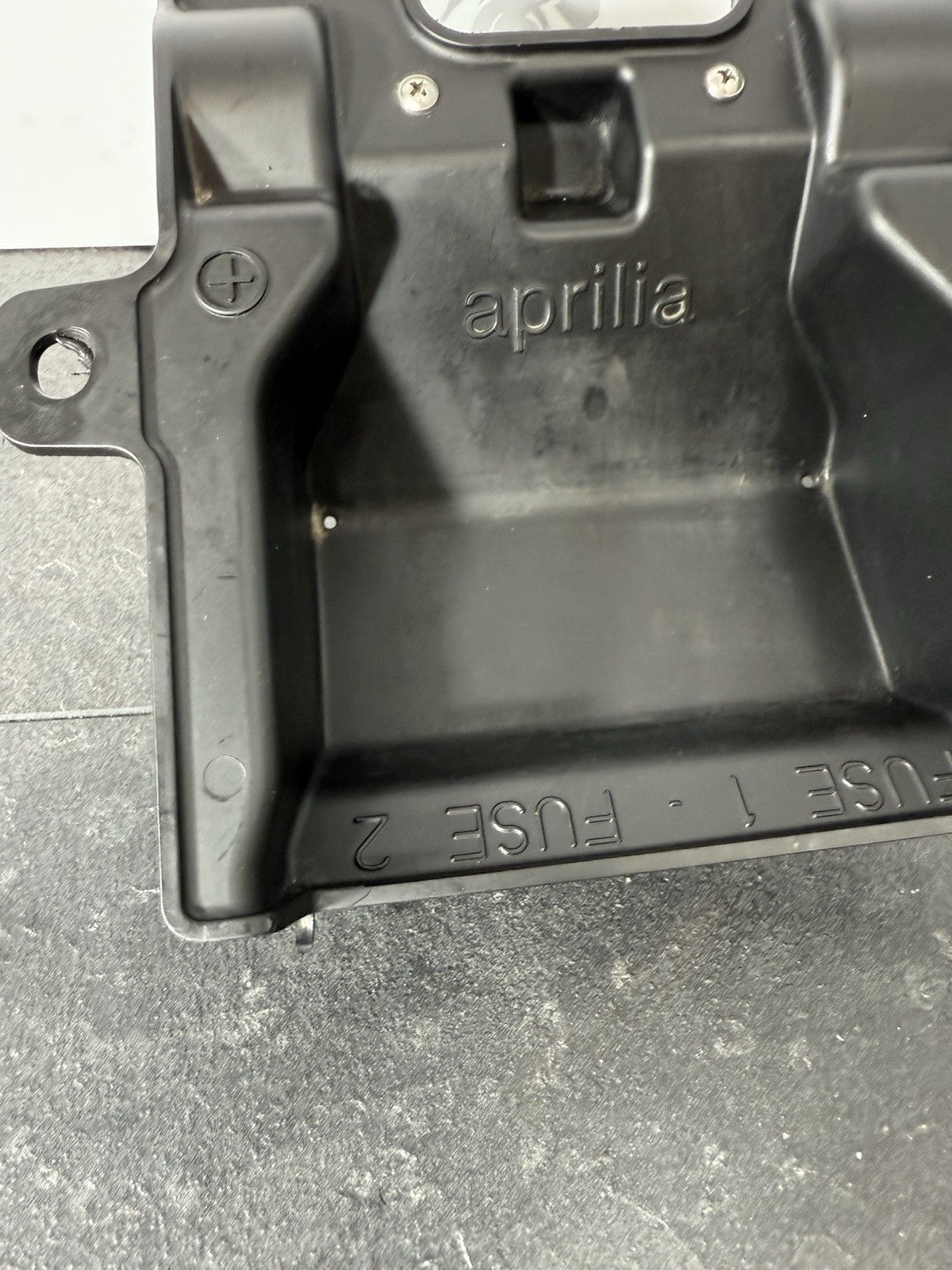 Aprilia RS660 2021 Battery Bracket Subframe Tray 6220 Miles 2022-2025 OEM