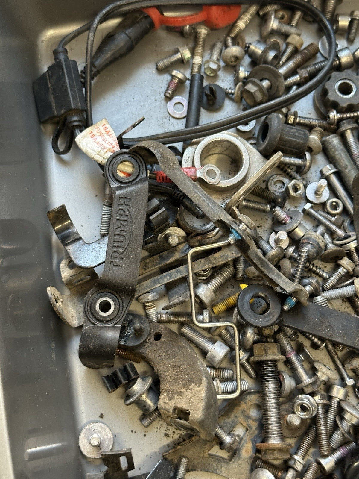 Triumph Street Triple 765R Bolts Various Job Lot Mixed Nuts Bolts Brackets 2017