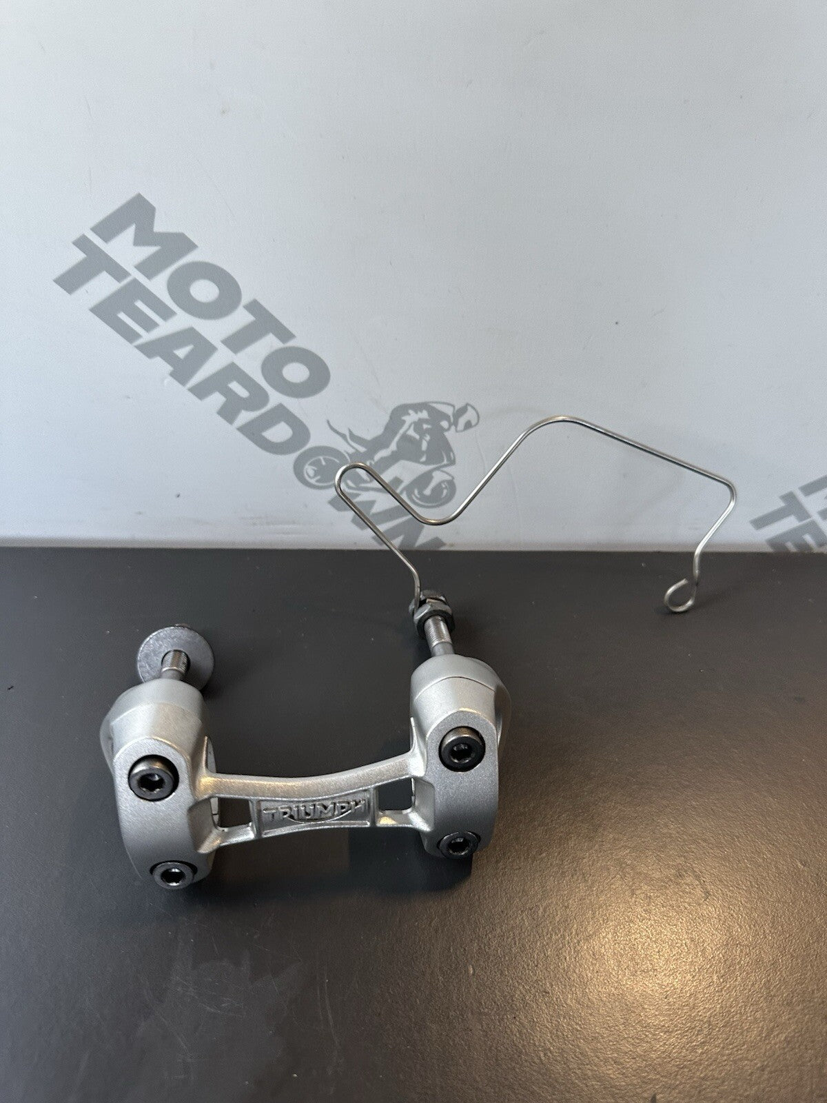 Triumph Street Triple 765S RS Handlebar Risers Clamps 9161mile 2017-2019 OEM