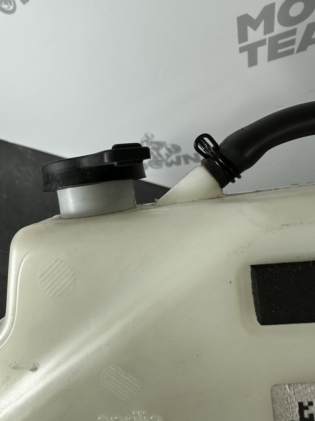 Aprilia RS660 2021 Coolant Expansion Tank Bottle Only 6220 Miles 2022-2025 OEM