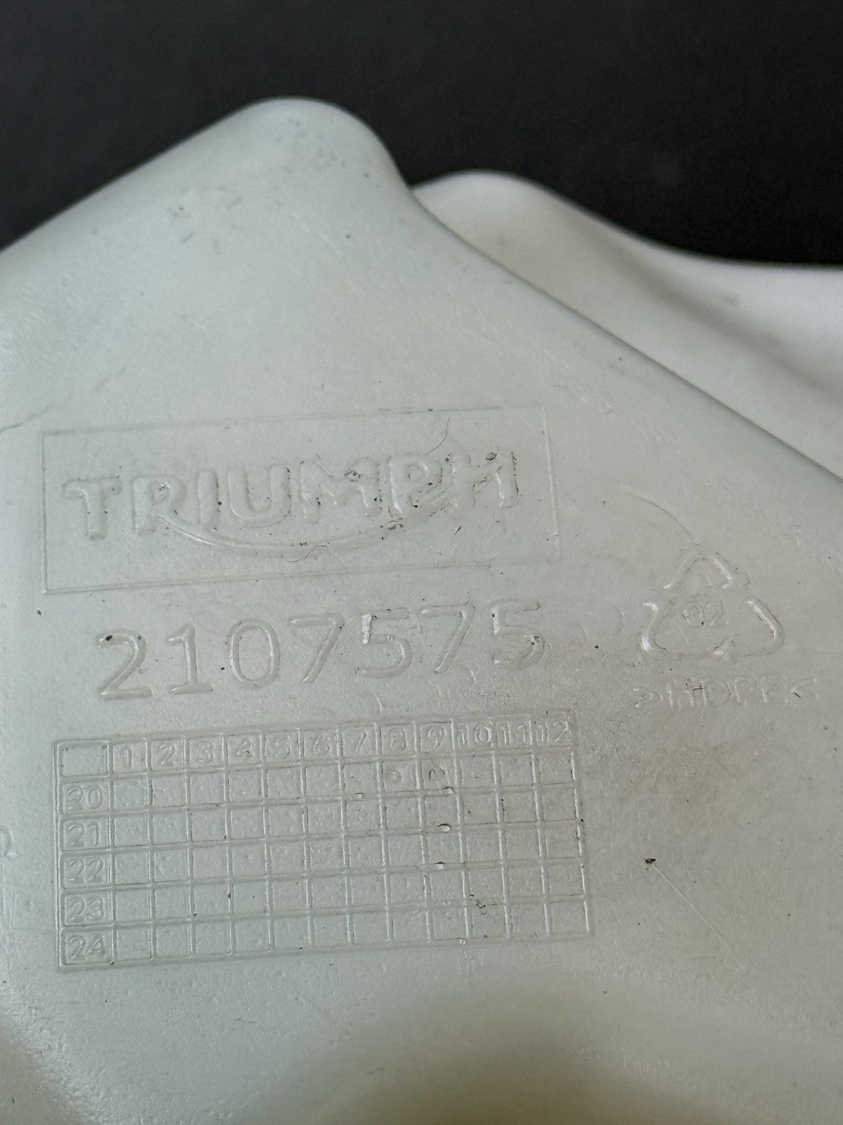 TRIUMPH TRIDENT 660 COOLANT BOTTLE Trident 660 Radiator Coolant Bottle 2021-2024