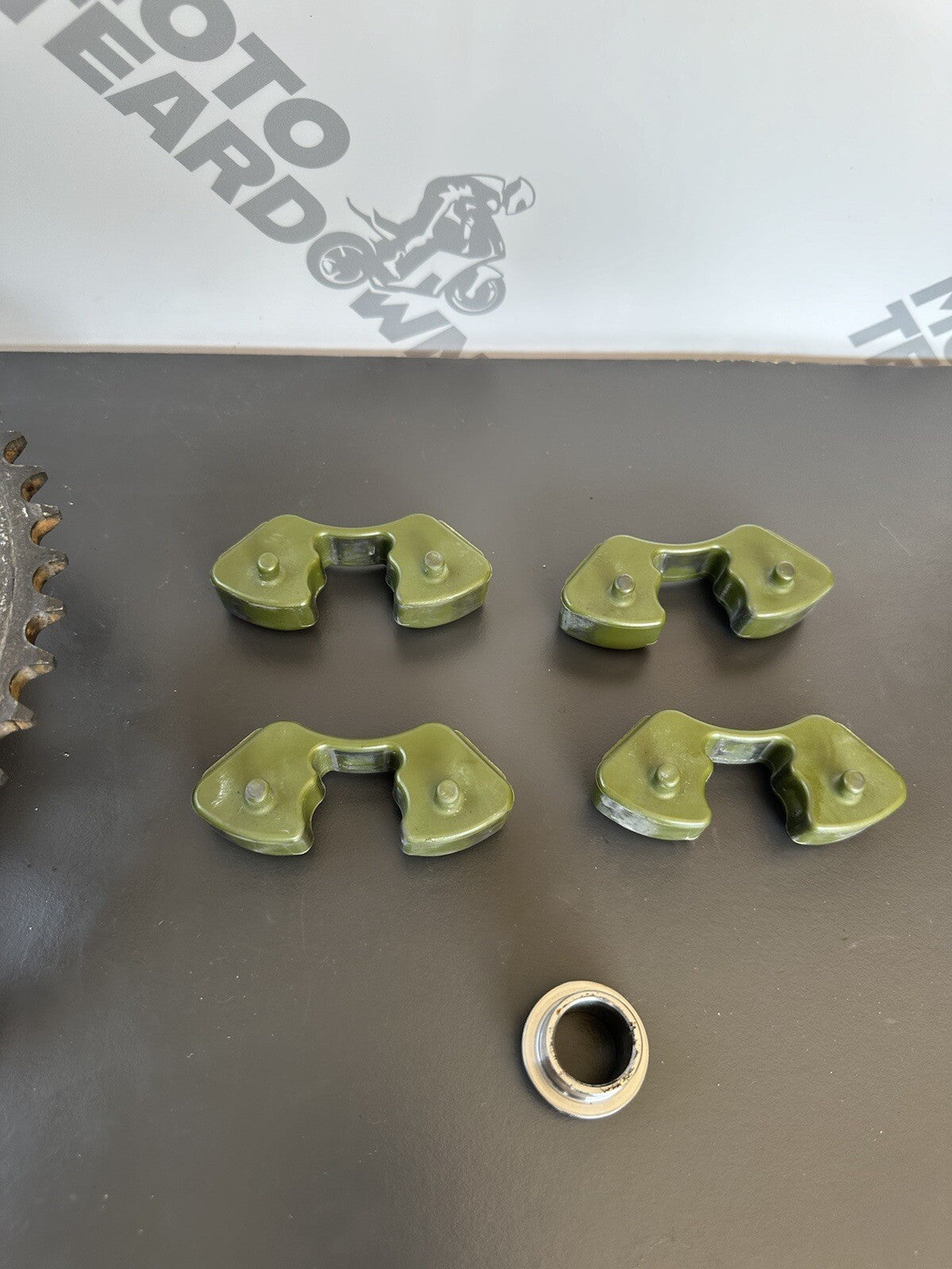 Kawasaki Z900 ZR900 Rear sprocket carrier & cush rubbers 2022 Z900 Rear Sprocket