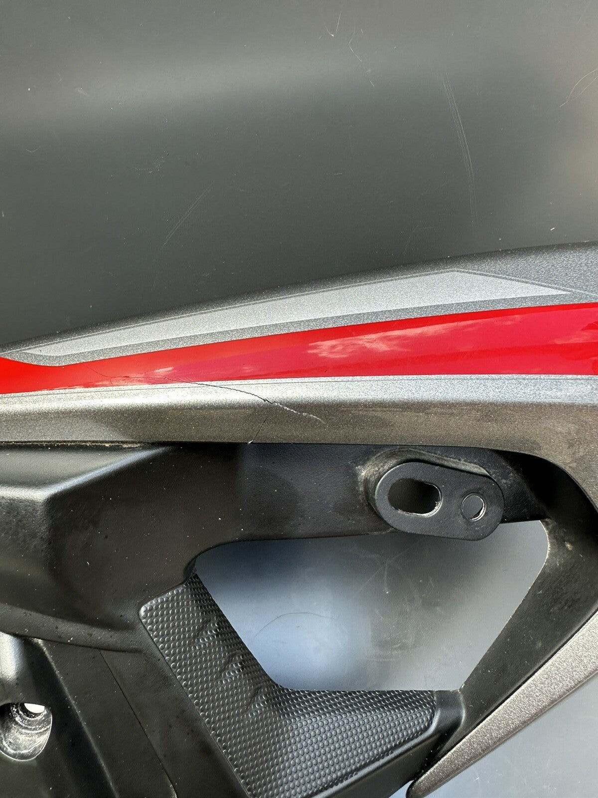 2020 Triumph Street Triple 765 RS T2316004 T2316007 Left Front fairing - CRACKED