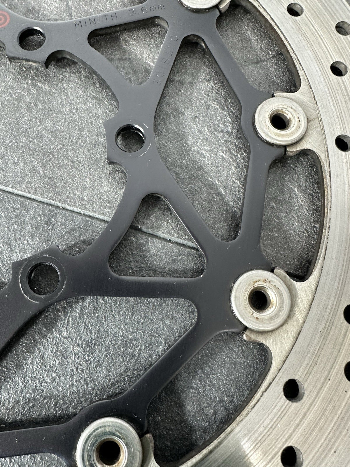 Triumph Street Triple 675 R 2015 BREMBO Front Brake Discs 2013-2016 16470 Miles