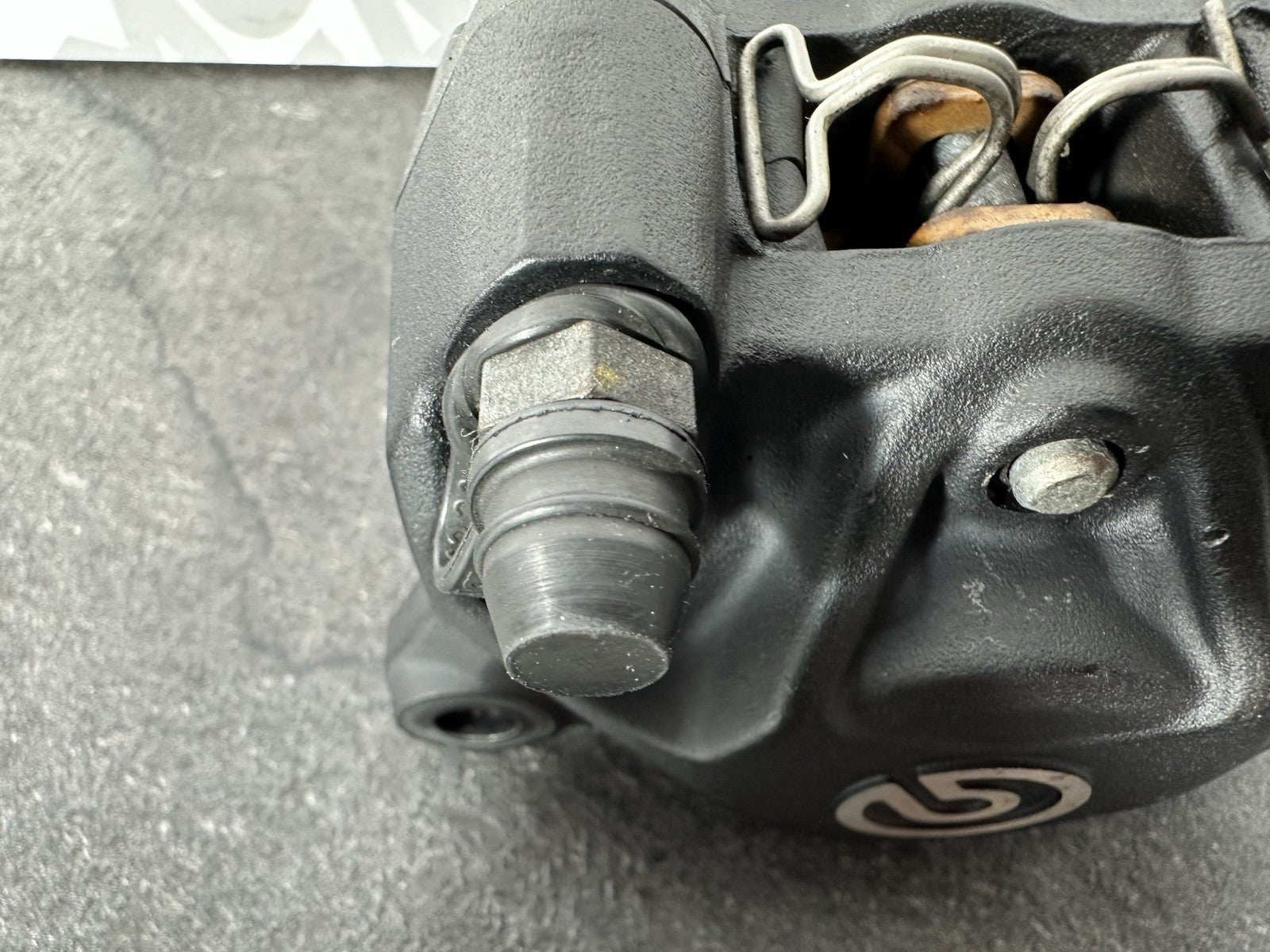 Aprilia RS660 2021 BREMBO Rear Brake Caliper & Pads 6220 Miles 2022-2025 OEM