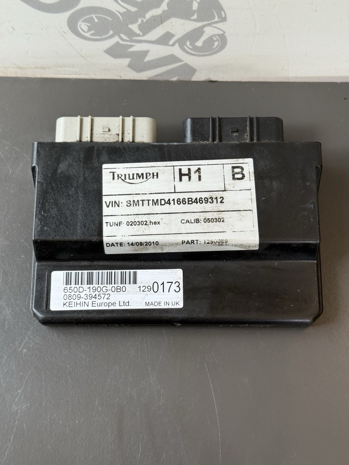 TRIUMPH STREET TRIPLE 675R ECU CDI ELECTRICAL CONTROL UNIT 2008-2011 675R ECU