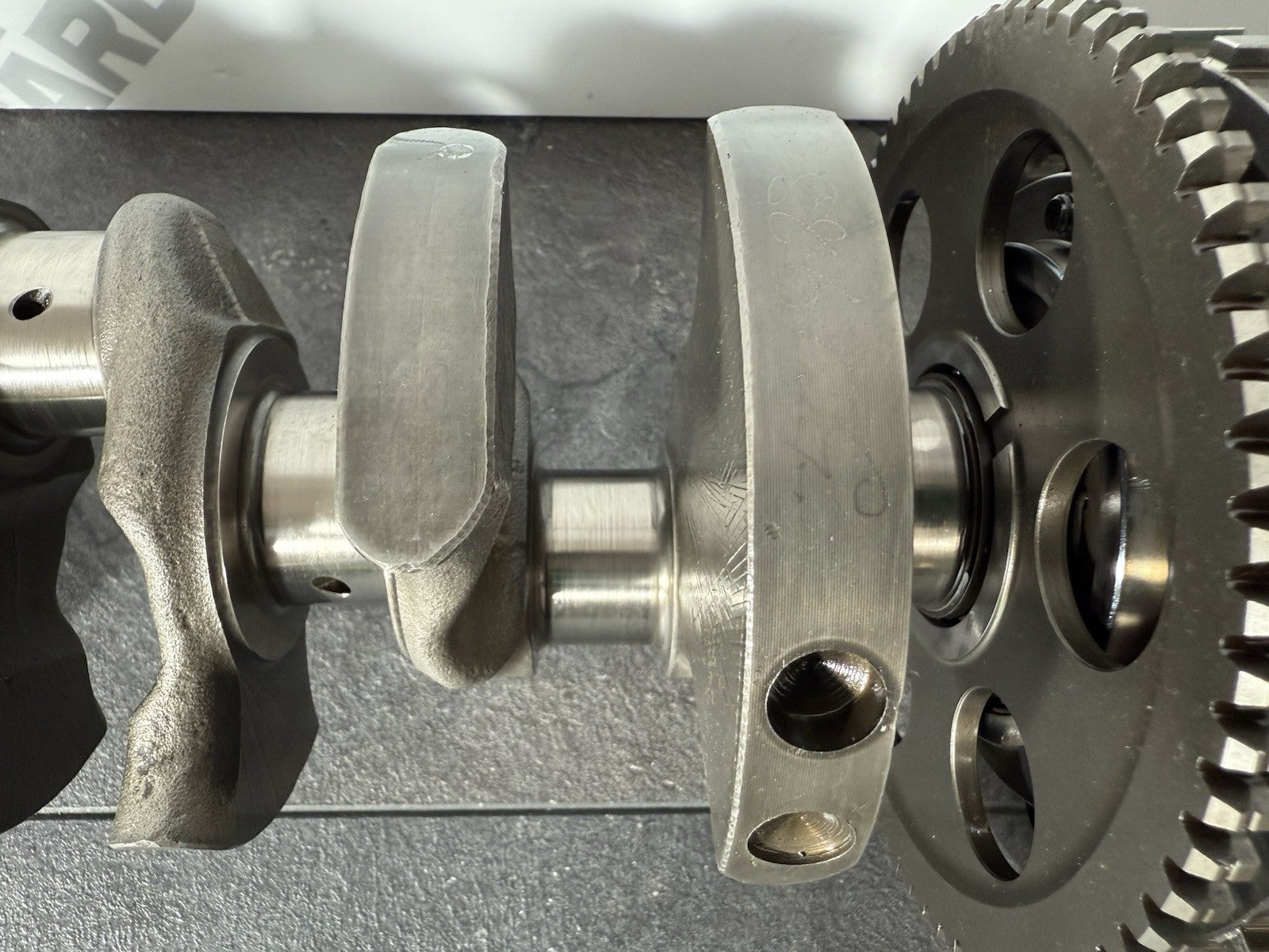 Triumph Street Triple 765 R 2017 Crankshaft & Alternator Rotor 18498m 2018-2021