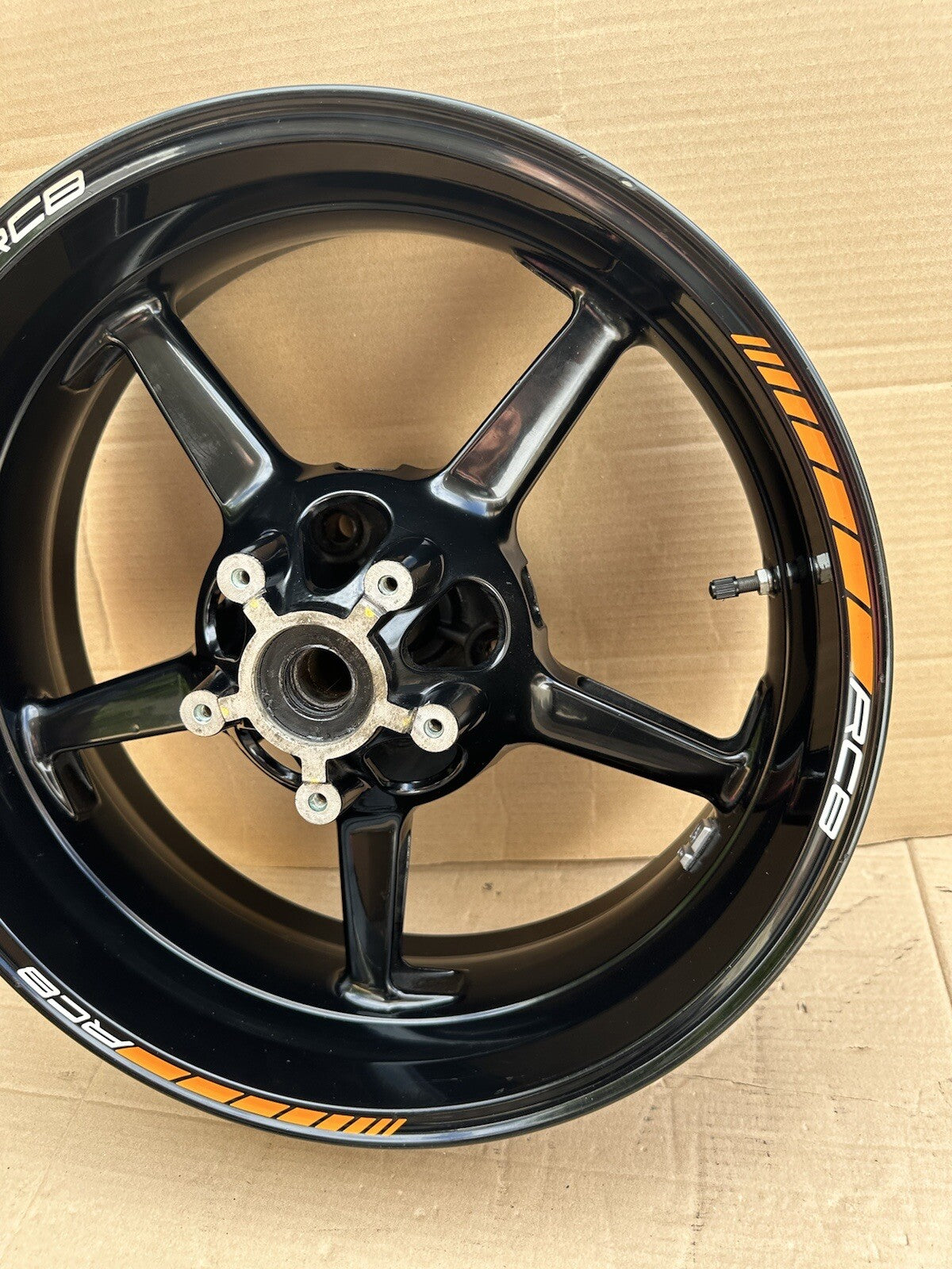 KTM RC 8 RC8 1190 2008 - 2011 Rear Wheel Rim 17 x 6.0 Brembo Black KTM RC8 Rear