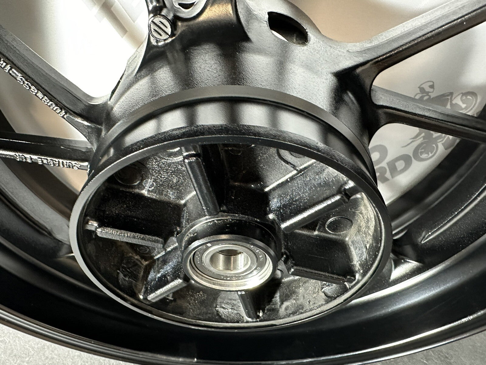 Yamaha R7 690 2024 Rear Wheel Rim Black Only 1784 Miles 2022 2023 OEM MT07