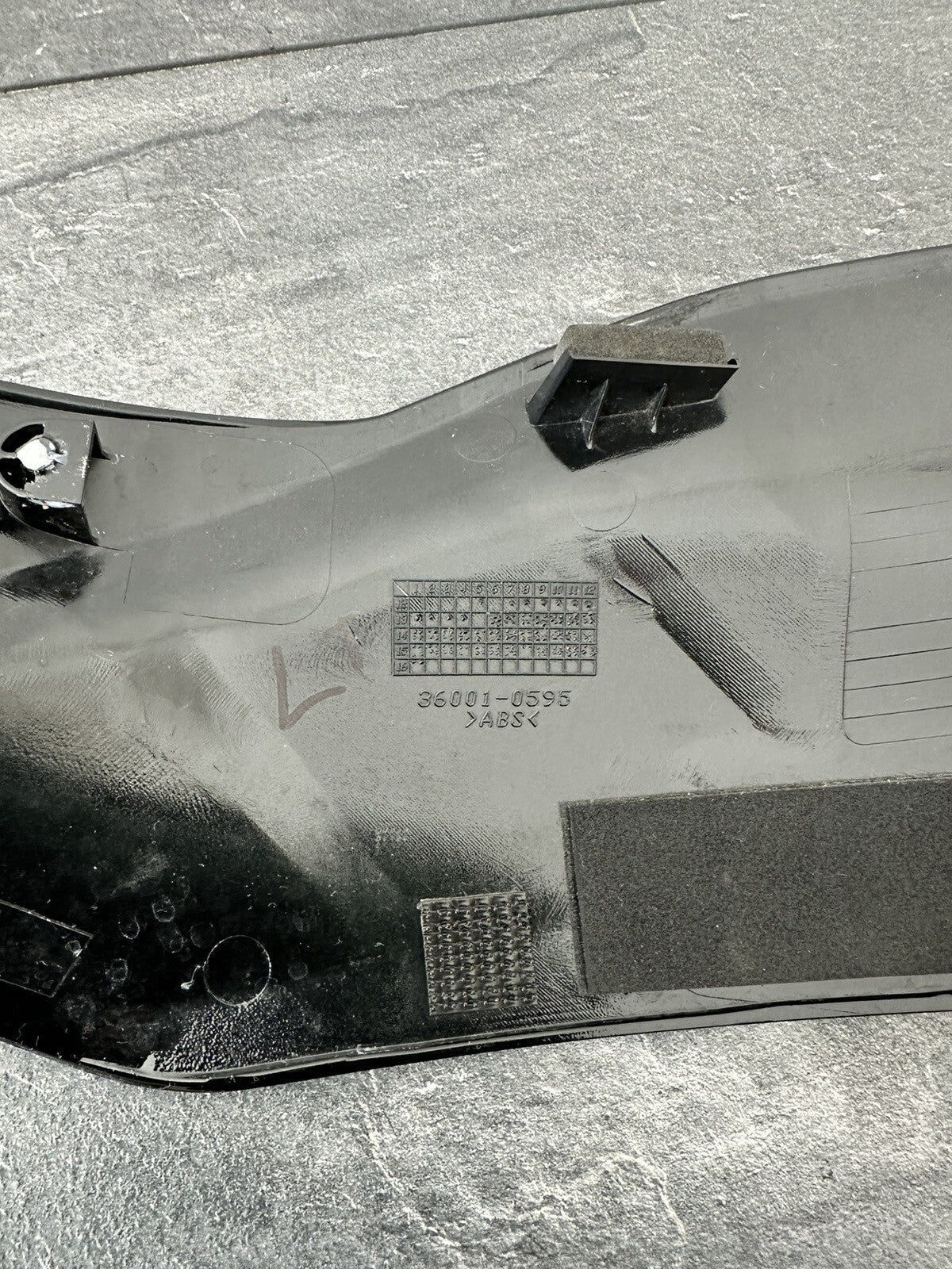 Kawasaki ZX6R 636 ABS 2016 Left Tank Side Fairing 8655 Miles 2013-2015 OEM